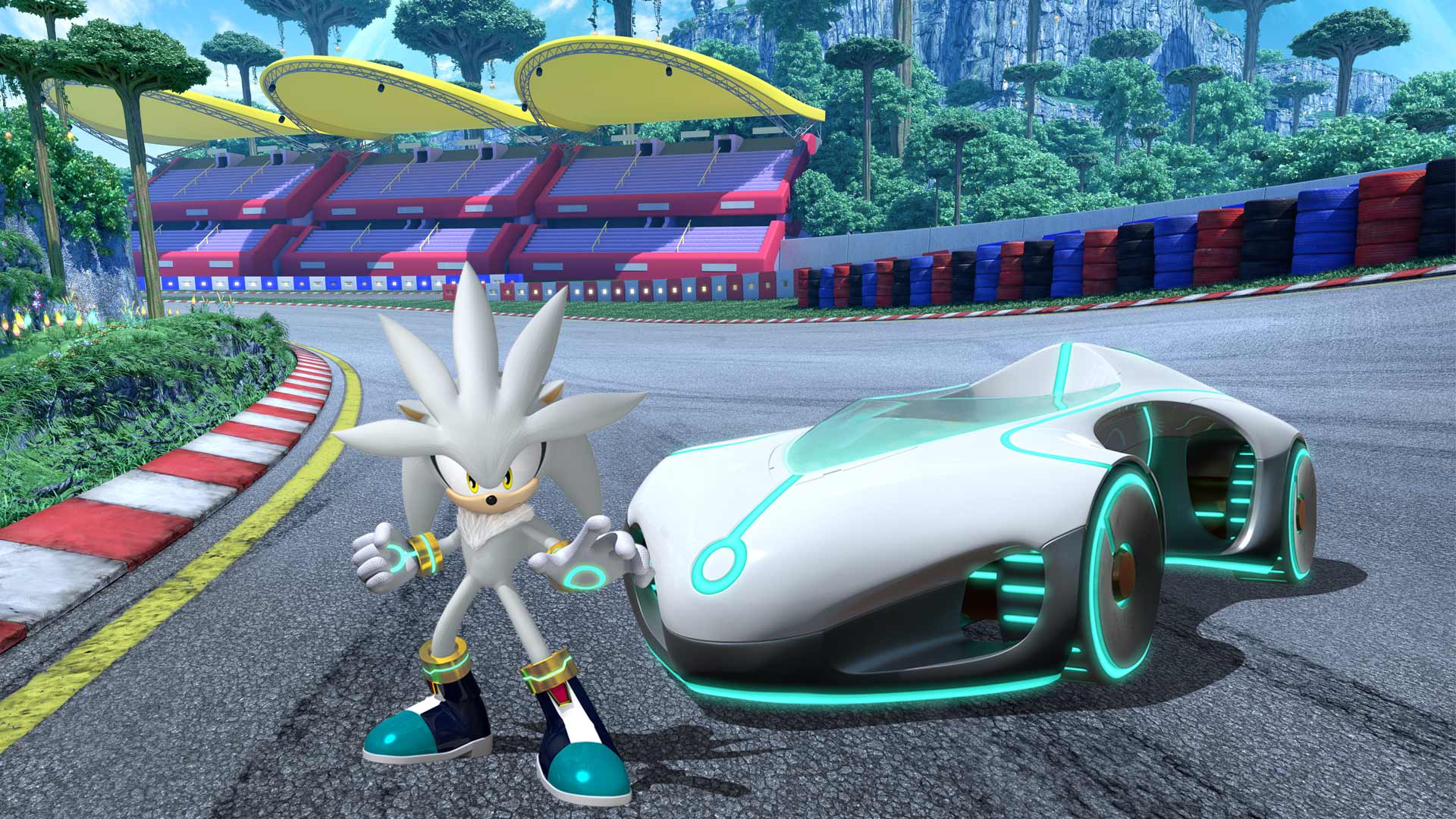 Silver The Hedgehog Team Sonic Racing 1920x1080