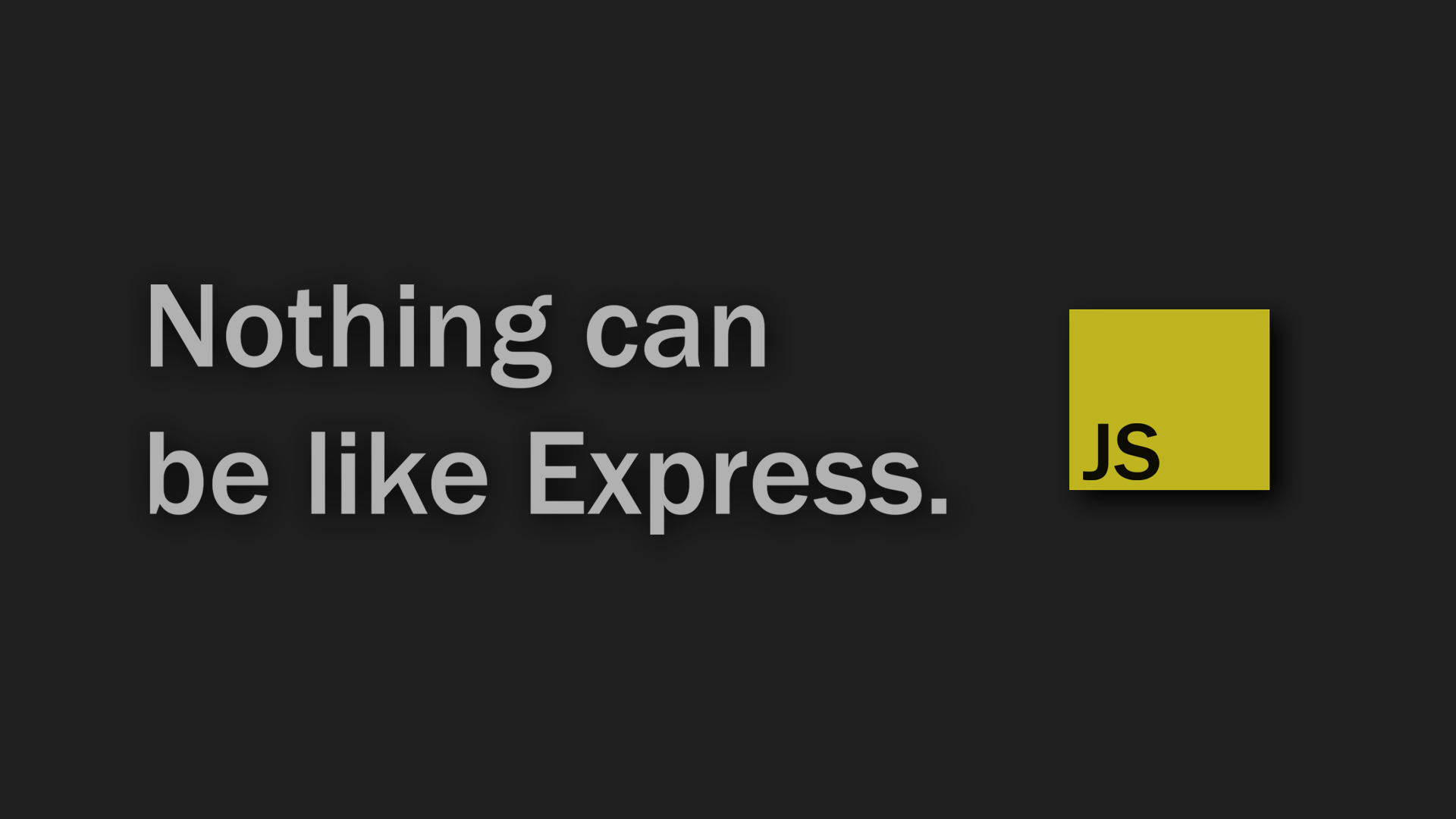 Nodejs Node JavaScript Code Express Dark Yellow Node Js Simple Background 1920x1080