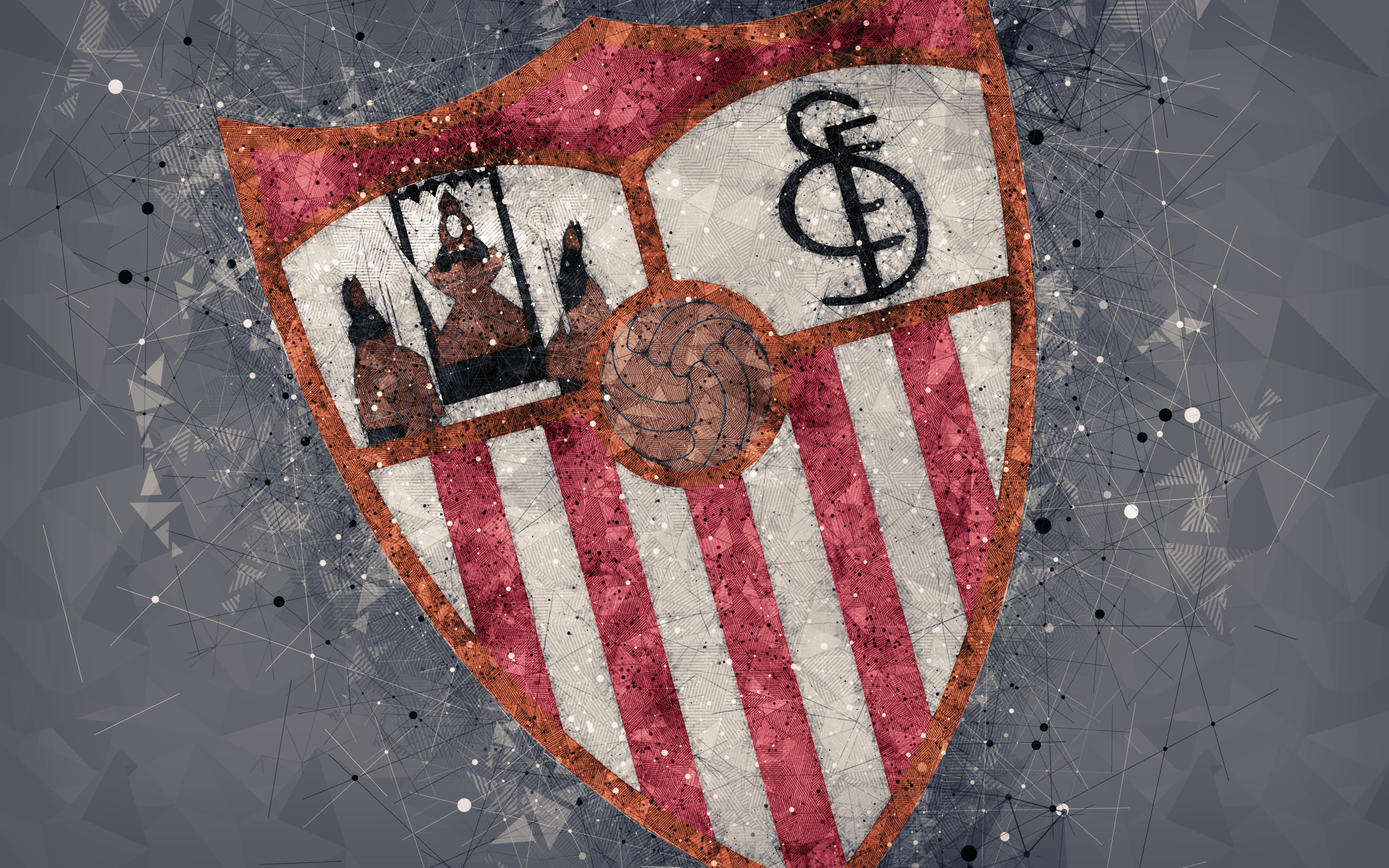 Emblem Logo Sevilla Fc Soccer 3840x2400