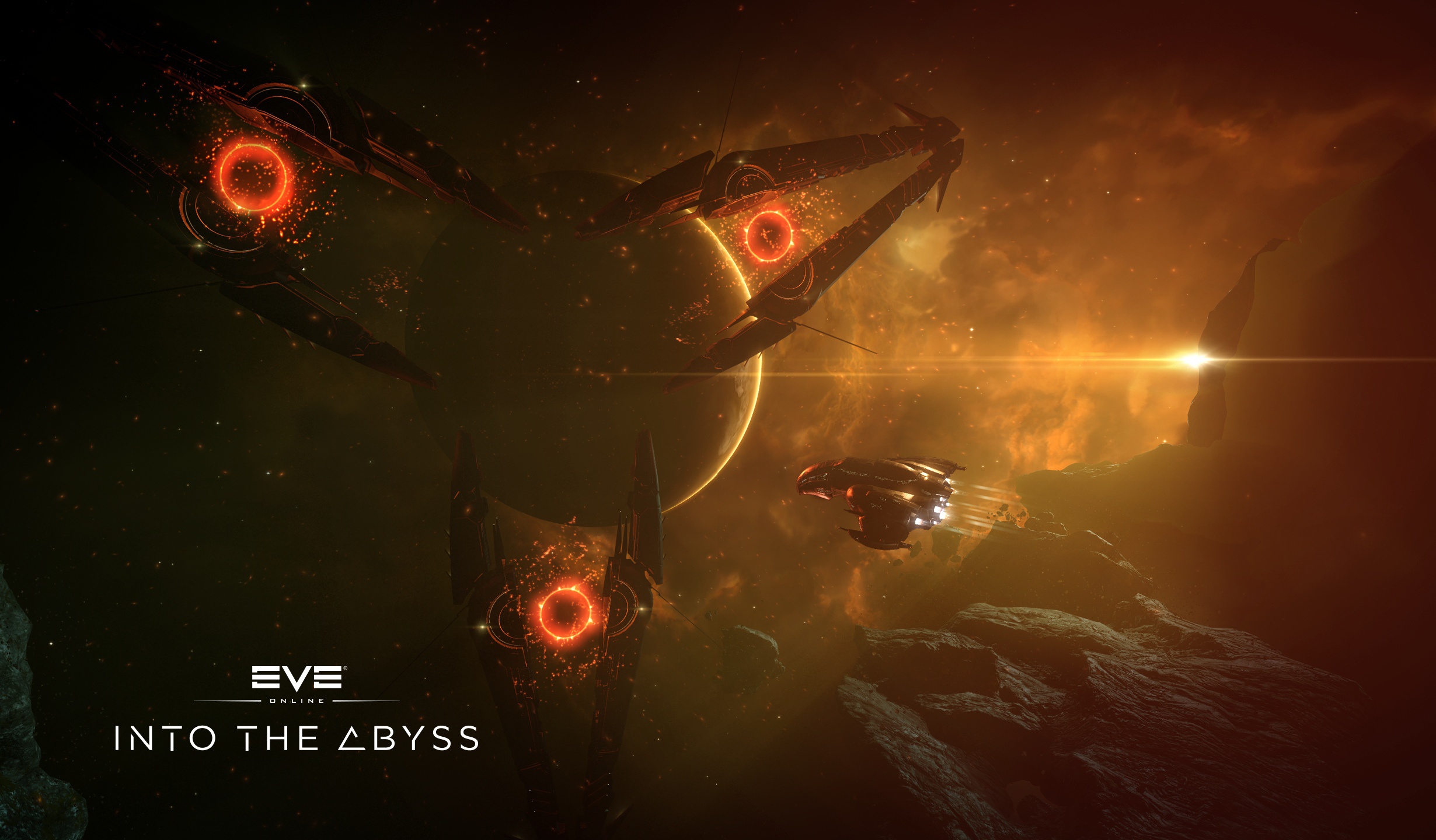 Eve Online Planet Space Spaceship 2460x1440