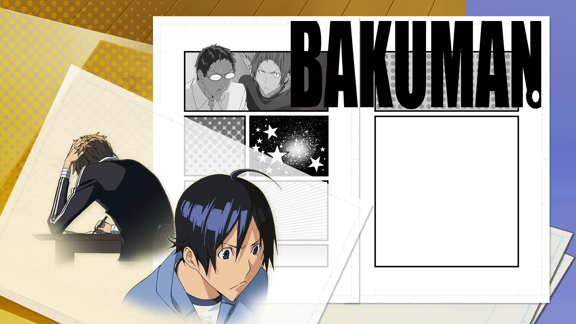 Bakuman Anime Moritaka Mashiro 1920x1080