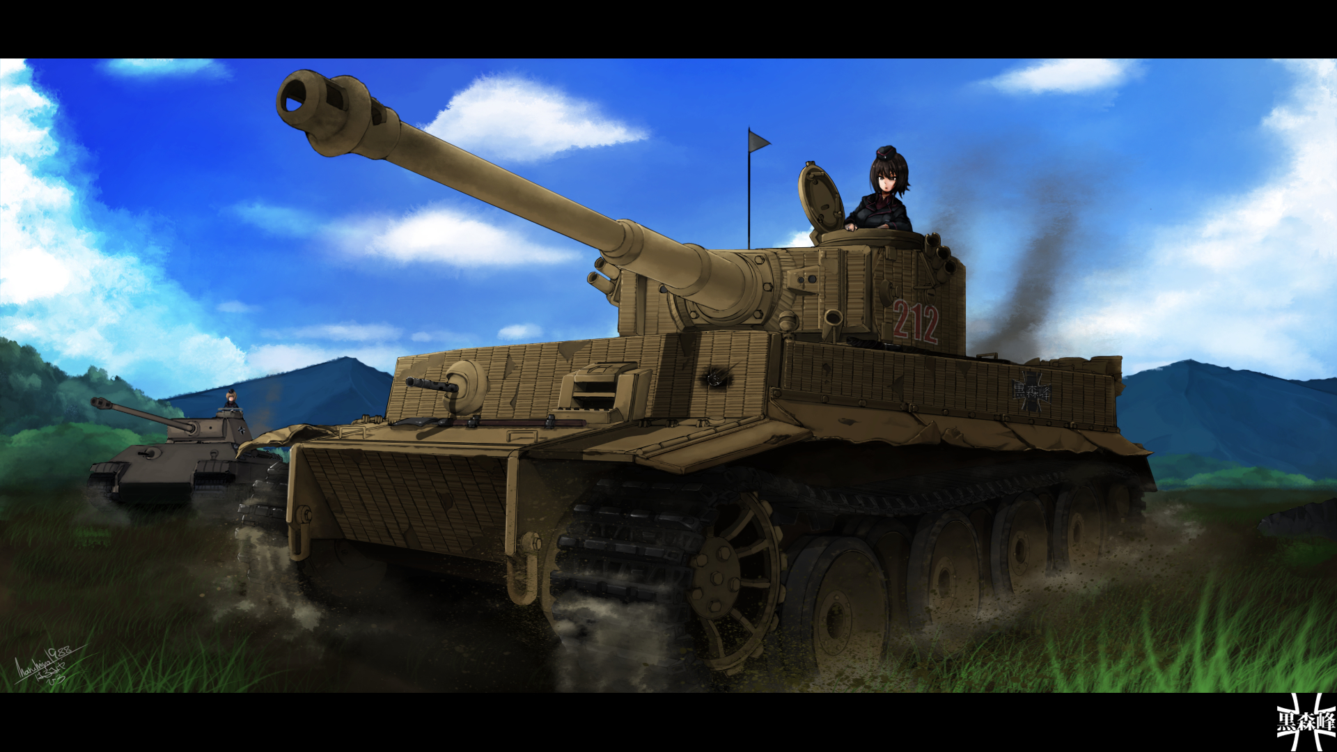 Girls Und Panzer Maho Nishizumi 1920x1080