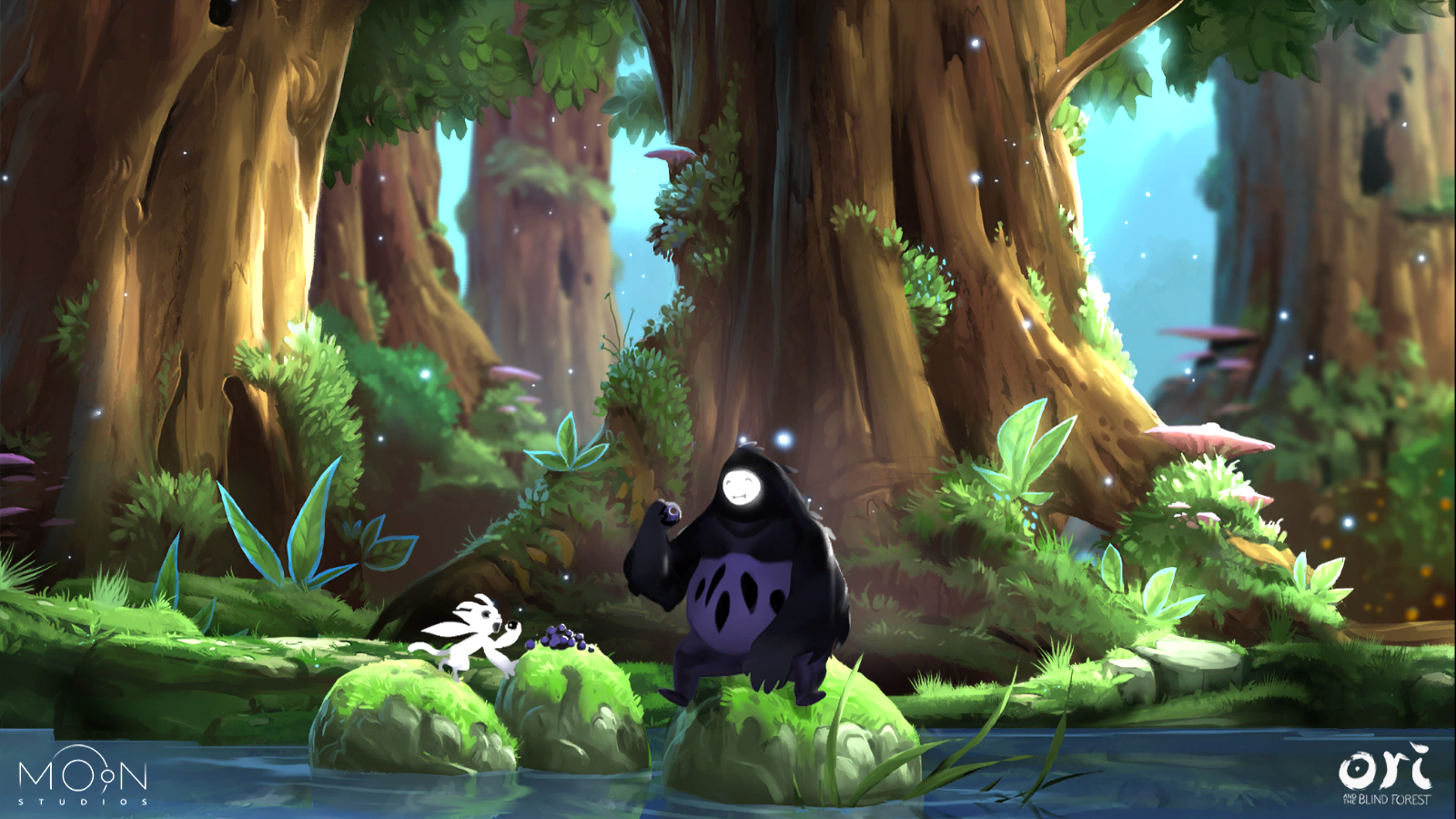 Ori Ori And The Blind Forest Video Games Game Art 1600x900