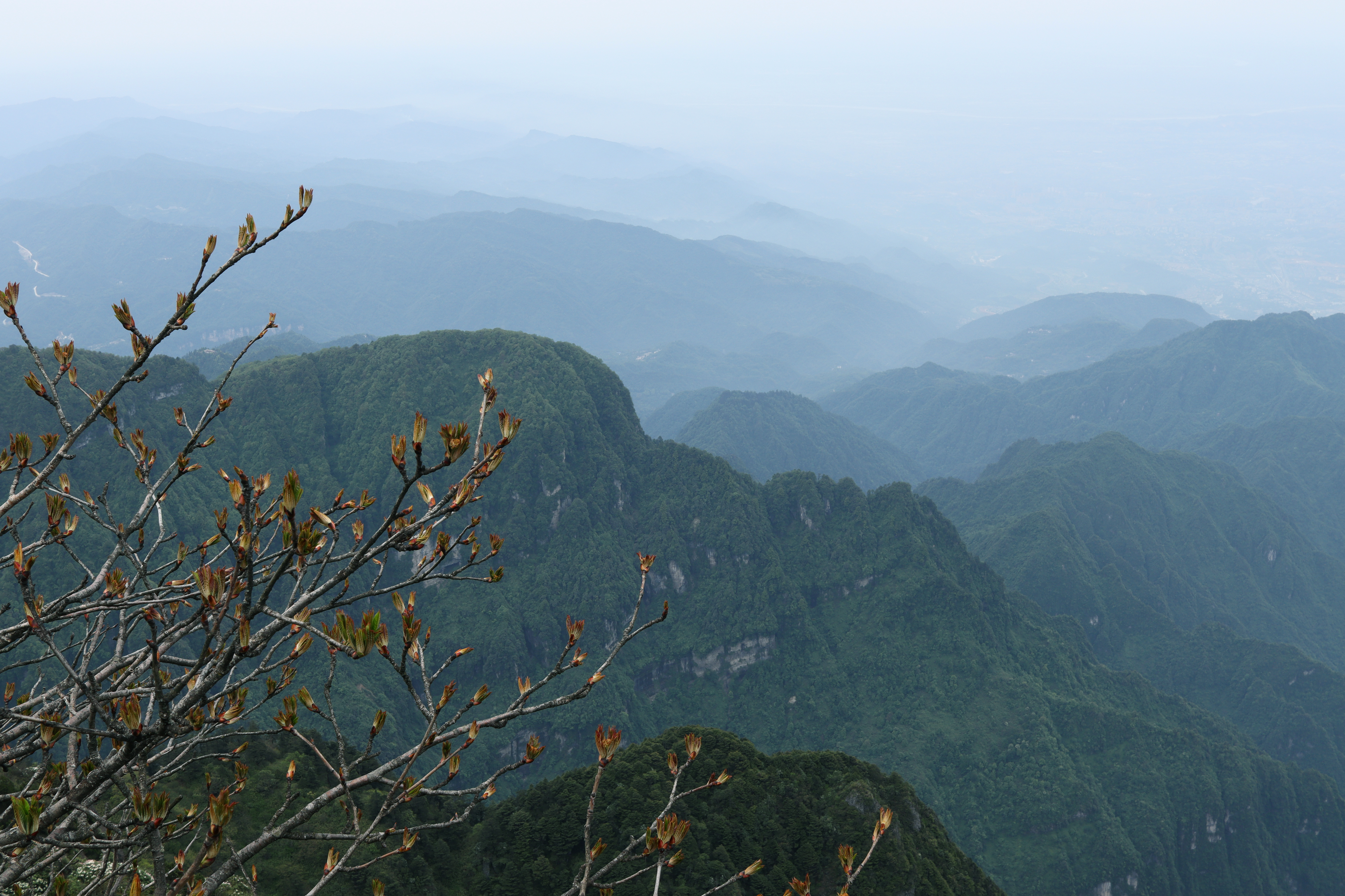Sichuan Mountain Pass Landscape Nature 6000x4000