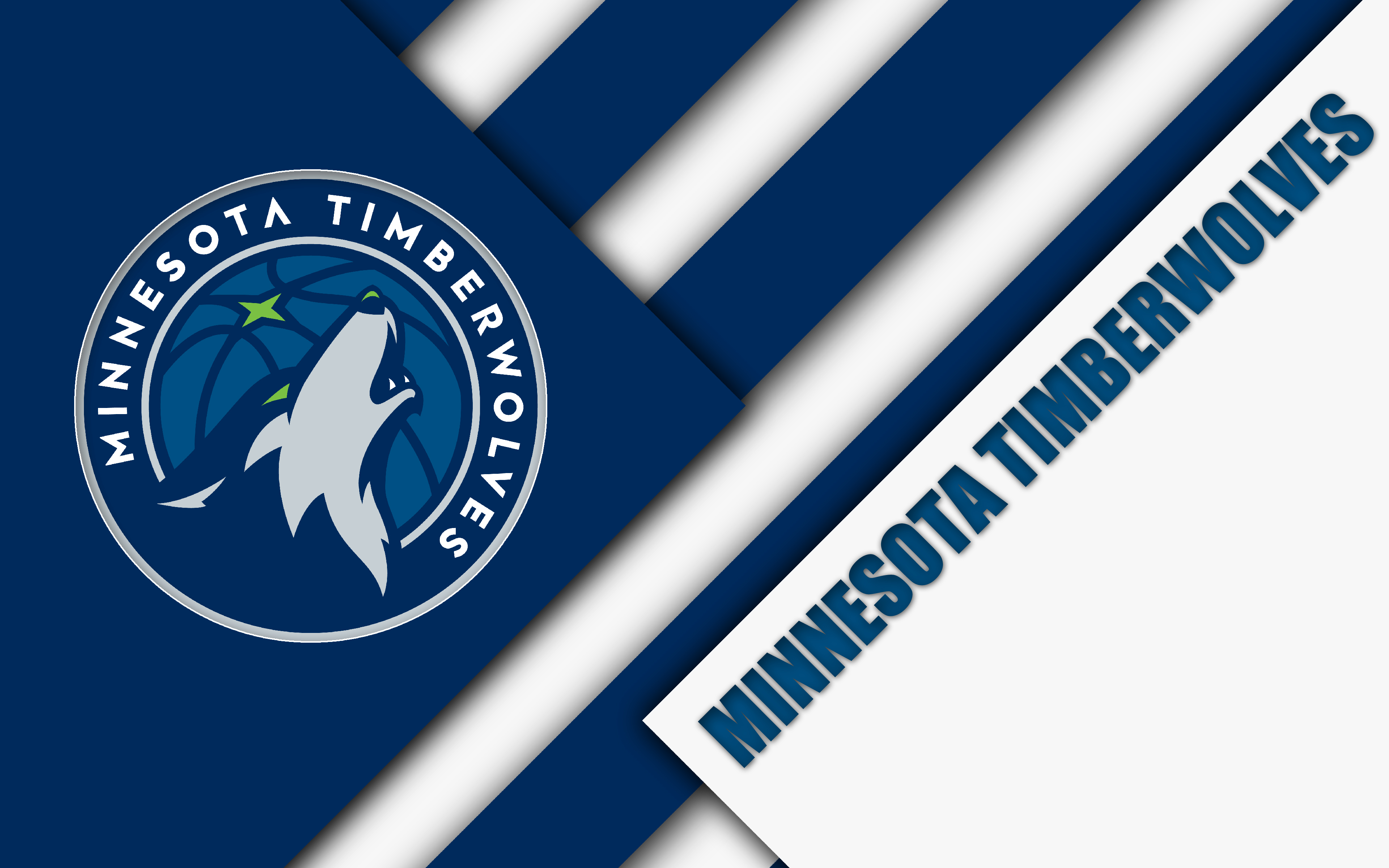 Basketball Logo Minnesota Timberwolves Nba 3840x2400