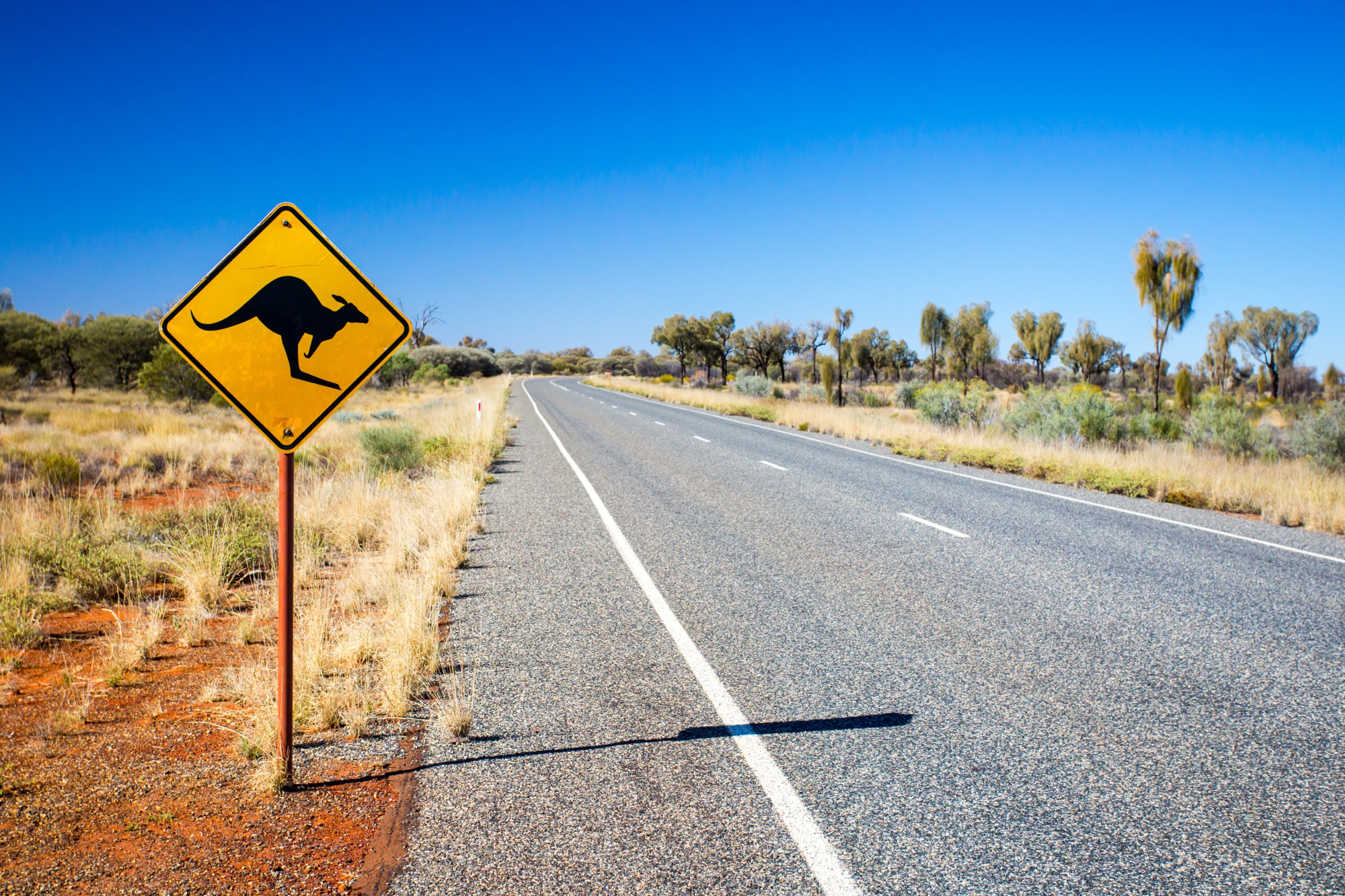 Australia Road Sign 2000x1333