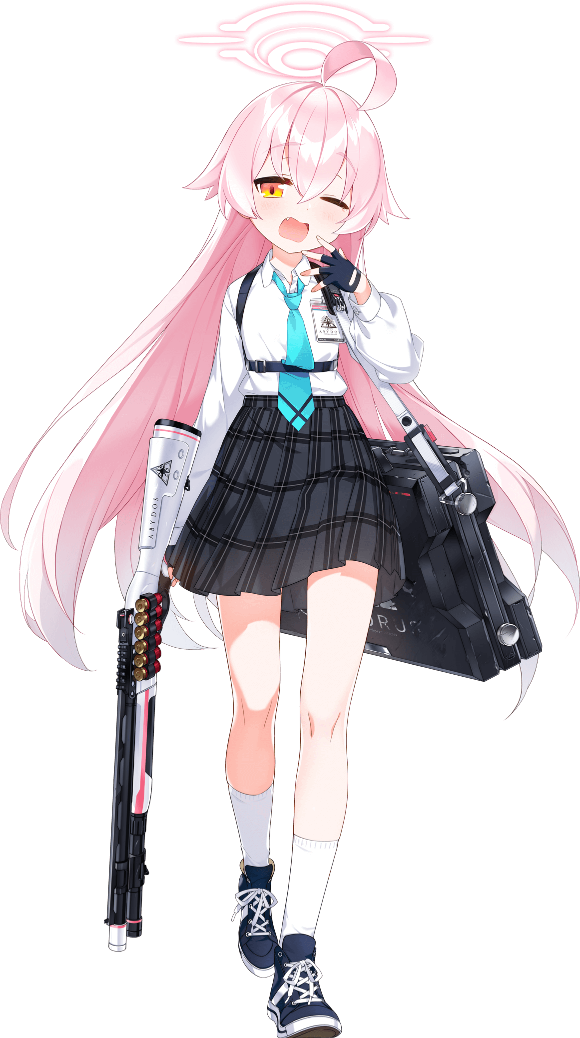 Blue Archive Anime Girls Anime Girl With Weapon Gun Transparent Background 1161x2077