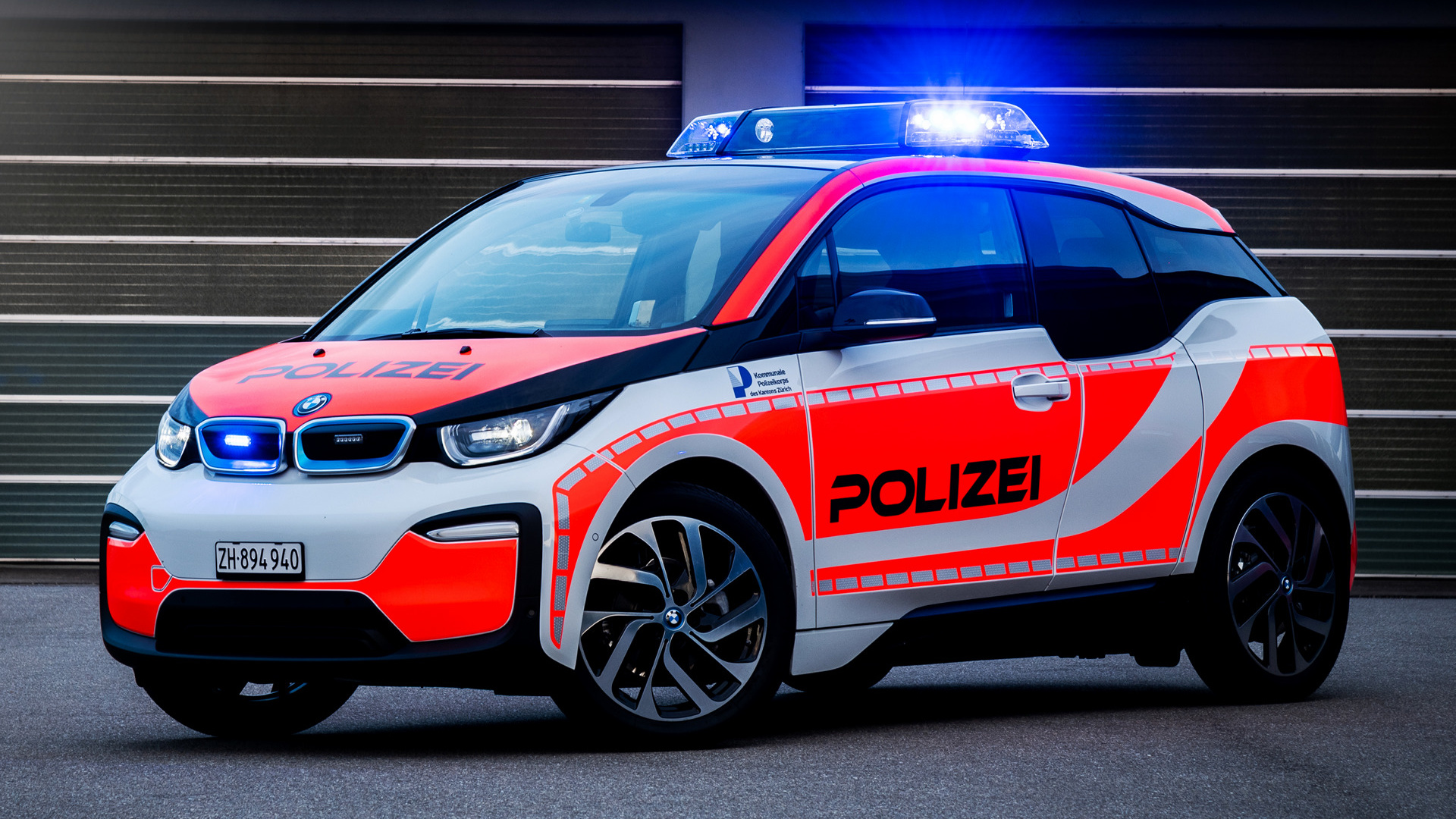 Bmw I3 Car Hatchback Police Car Subcompact Car 1920x1080