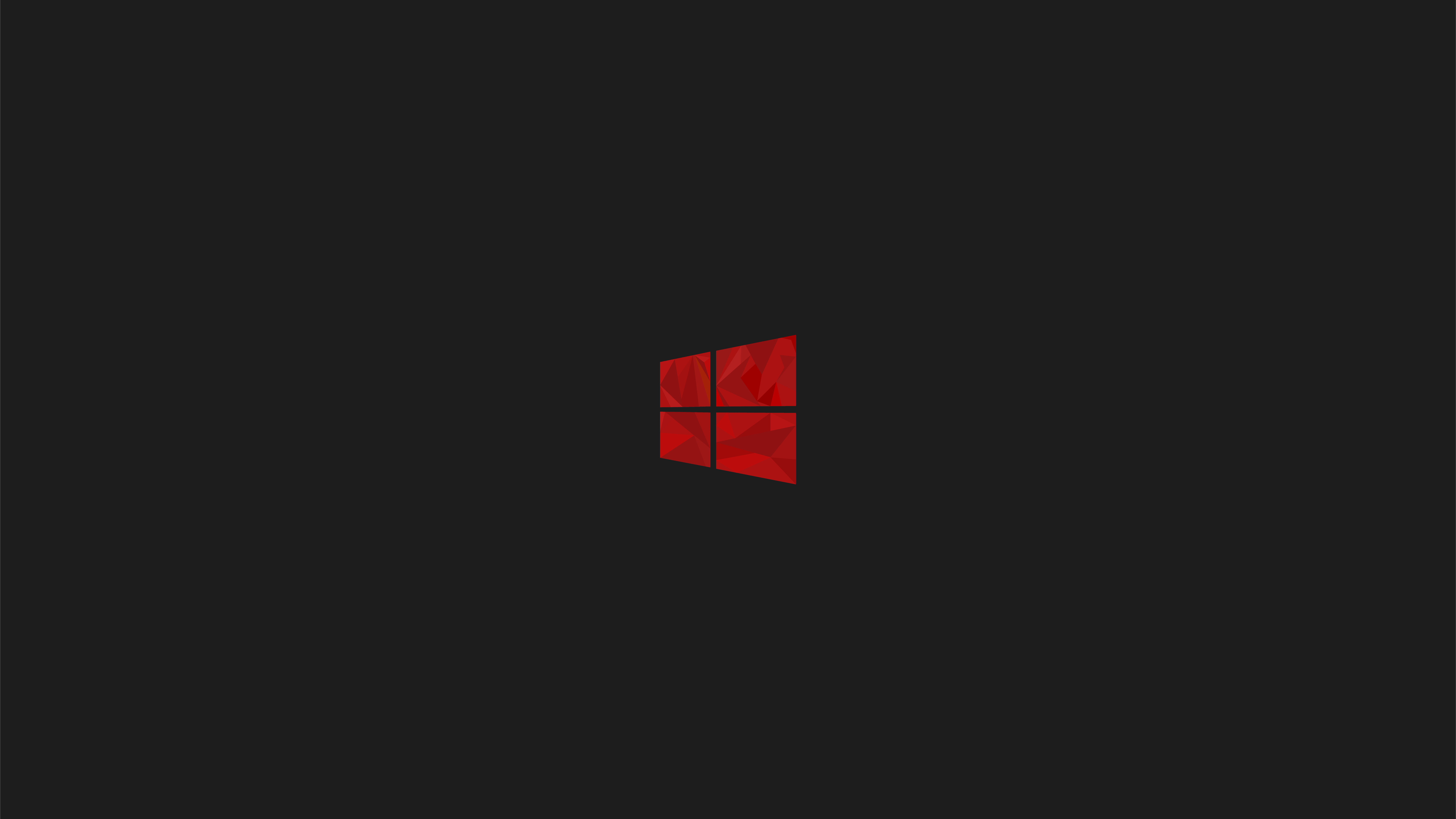 Red Grey Minimalism Simple Windows 10 8001x4500