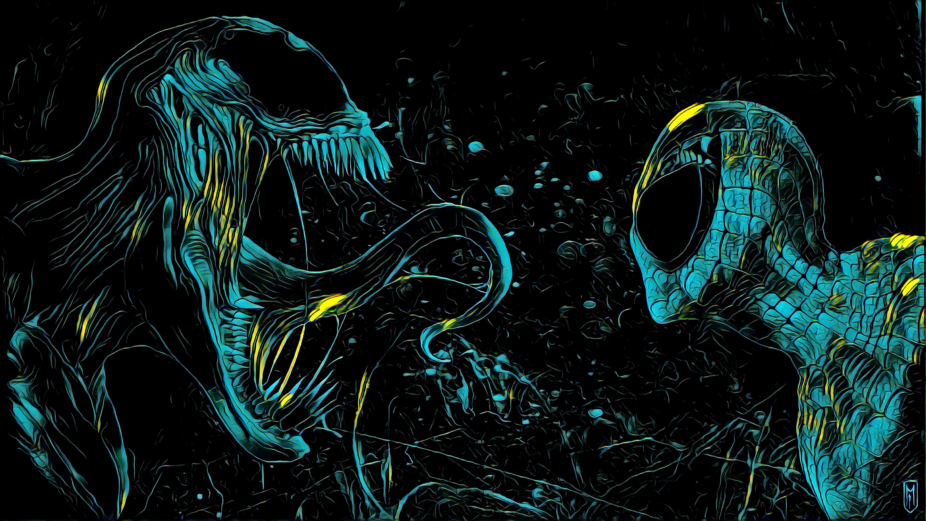 Comic Marvel Comics Spider Man Venom Video Game 3840x2160