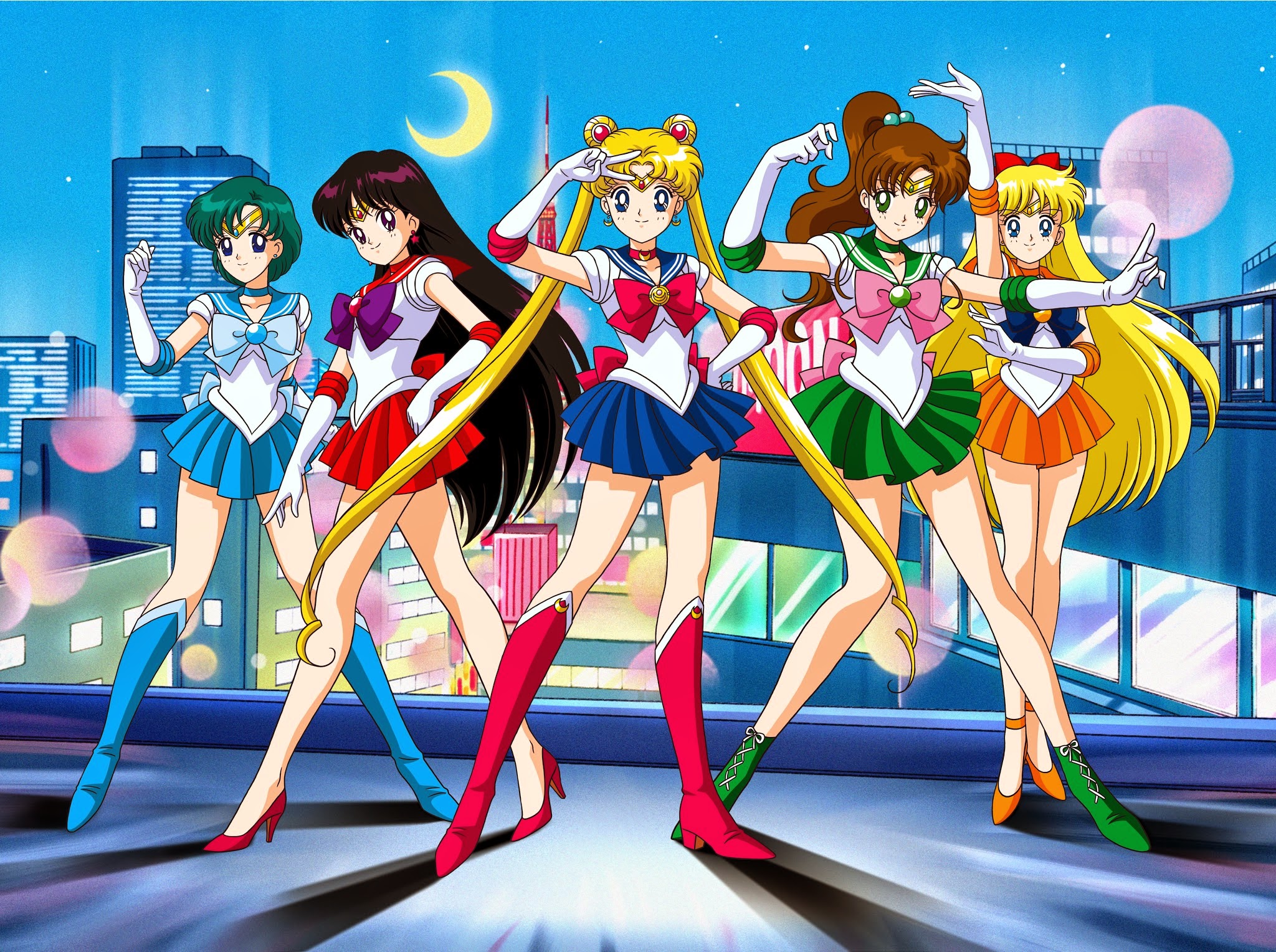 Sailor Moon Sailor Mercury Sailor Mars Sailor Jupiter Sailor Venus Tsukino Usagi Usagi Tsukino Rei H 2048x1528