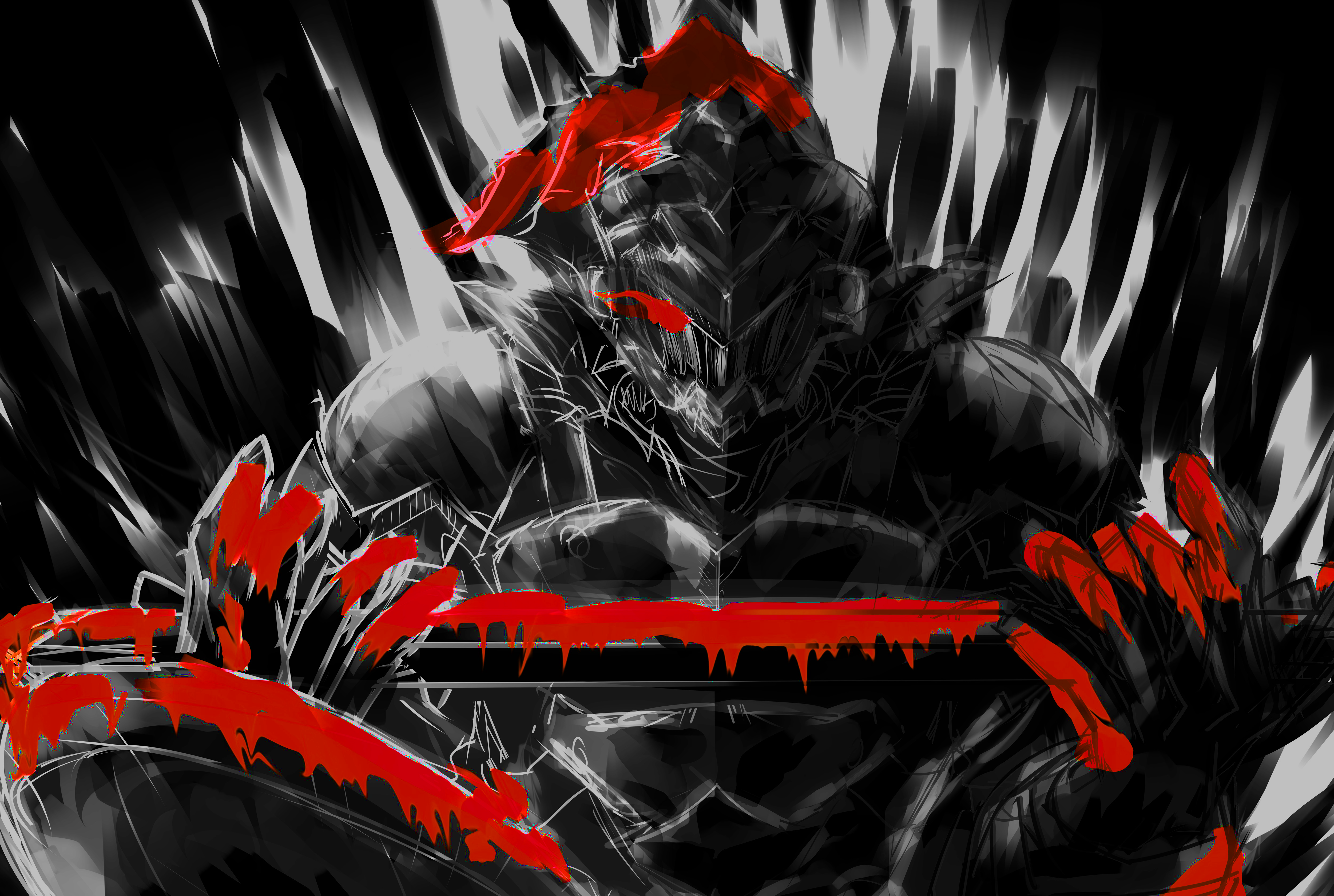 Armor Blood Goblin Slayer Sword 5000x3360