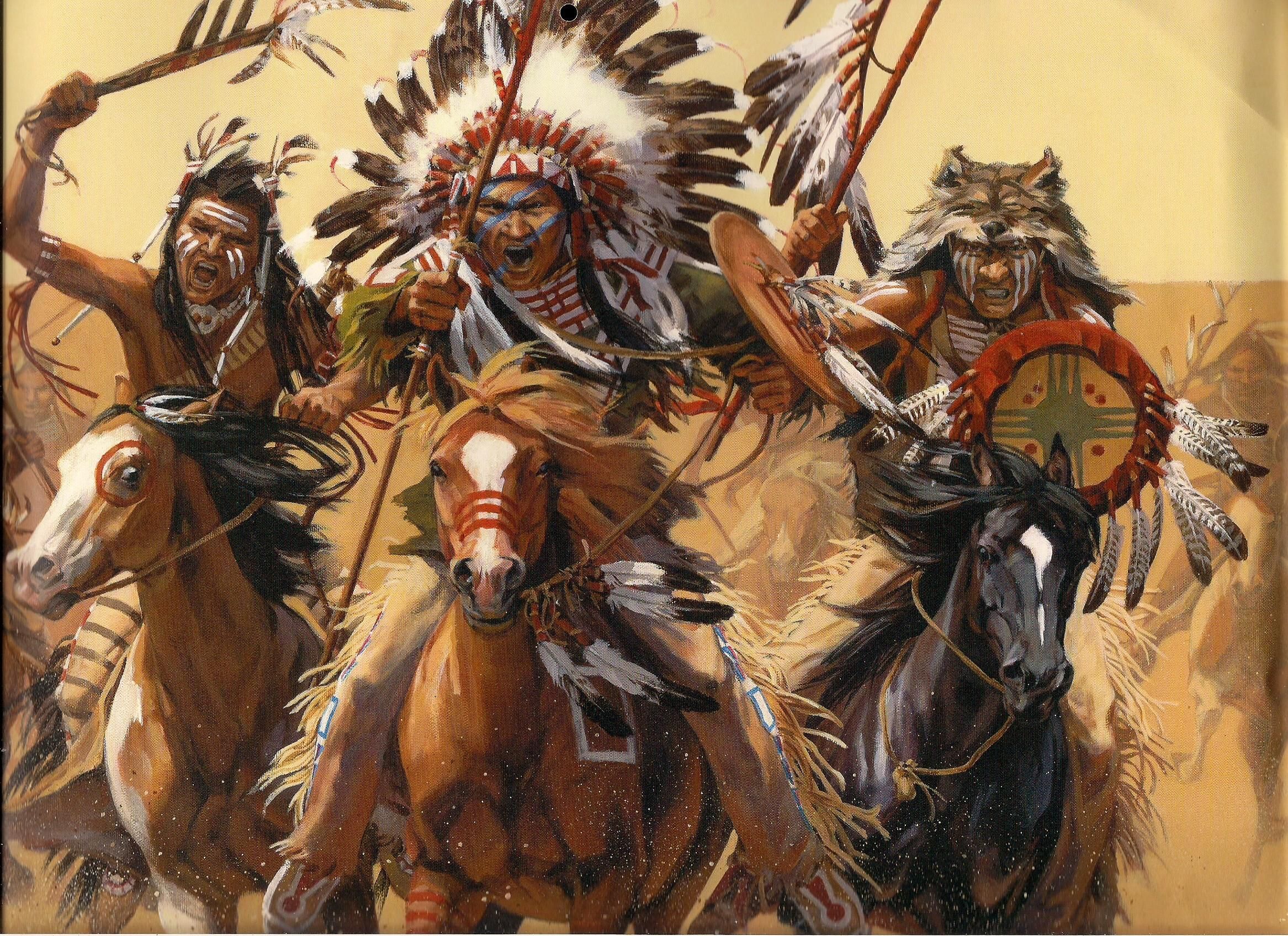 Native Americans Warrior 2333x1696