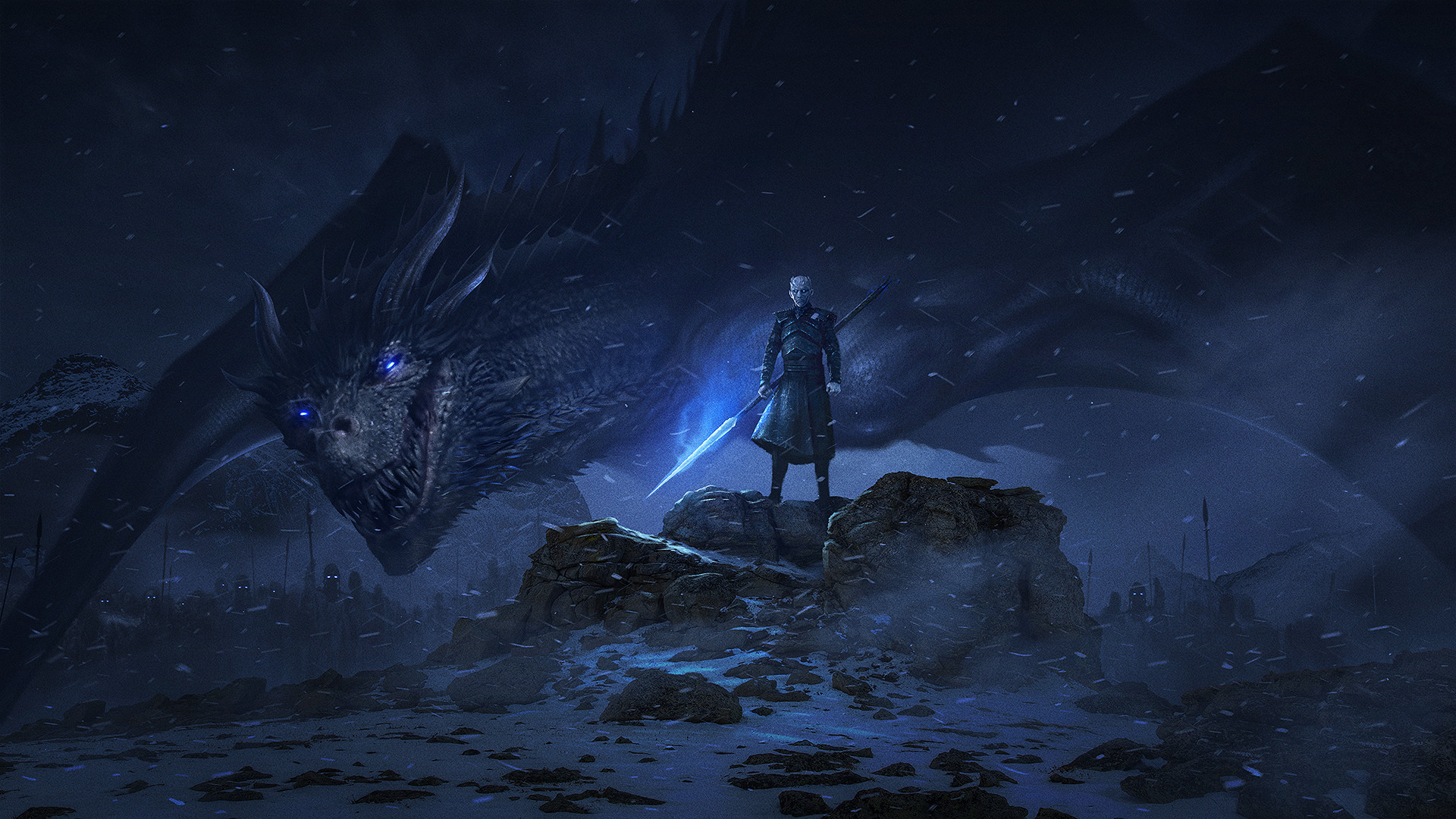 Dragon Night King Game Of Thrones 1920x1080