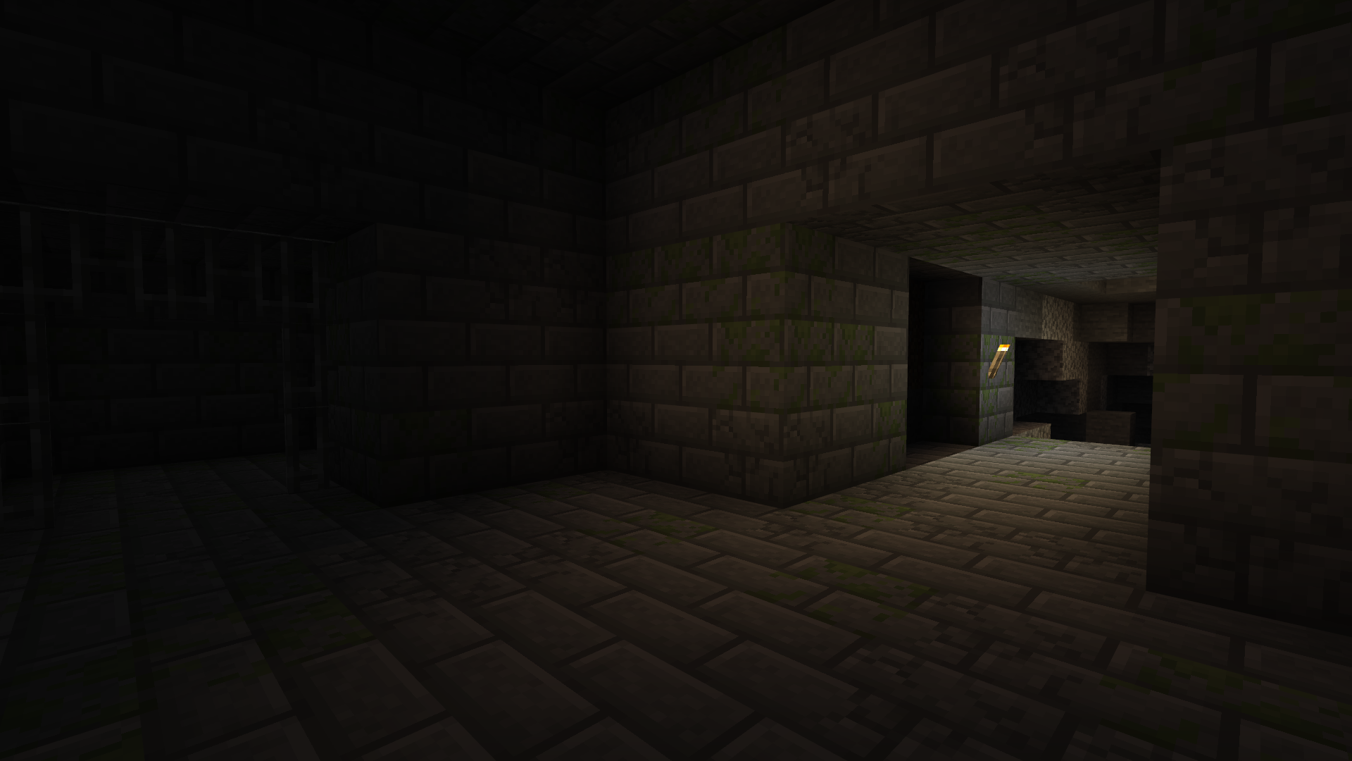 Minecraft Cave Screen Shot PC Gaming Video Games 1920x1080