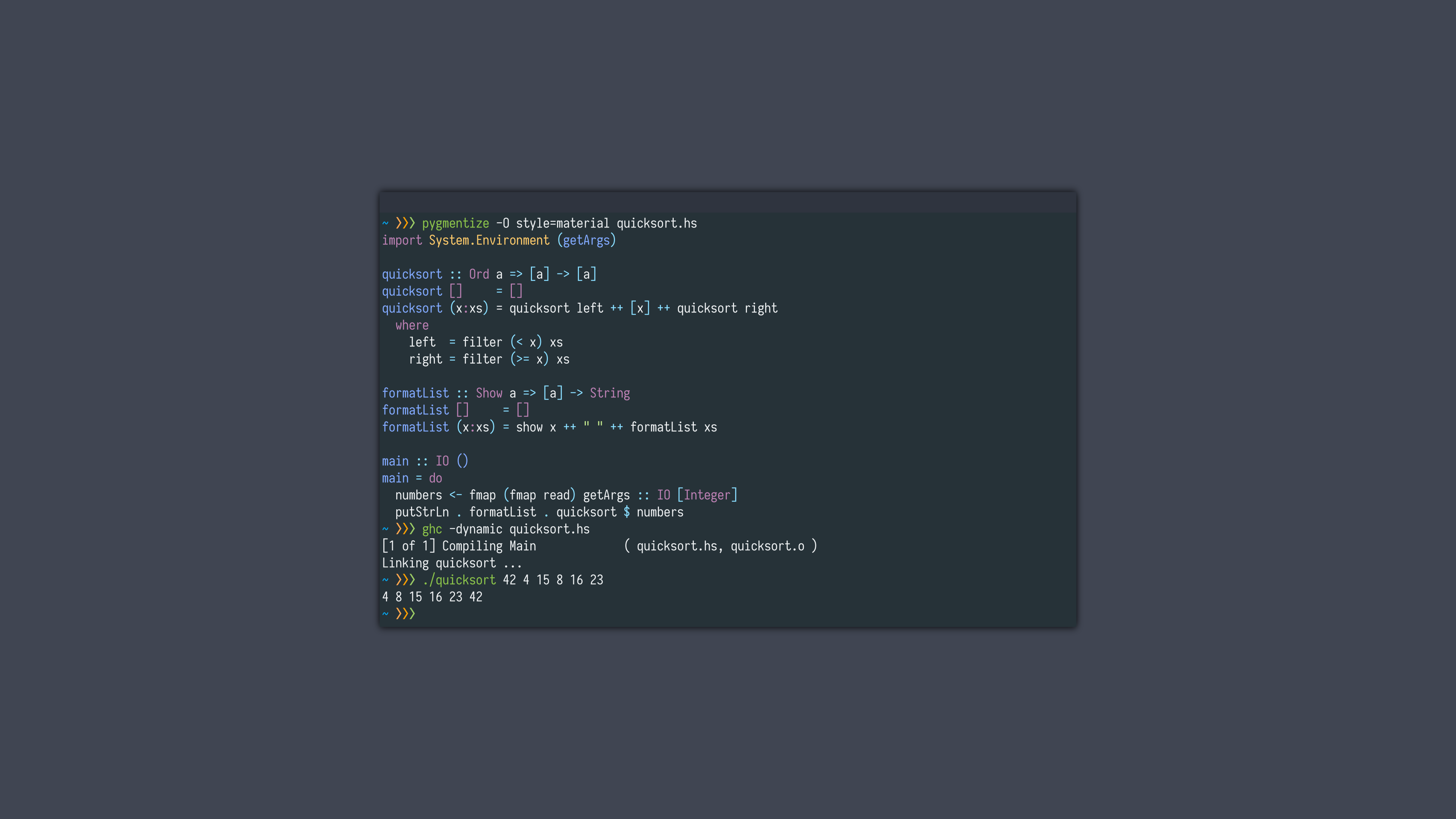 Programming Language Code Programming Minimalism Syntax Highlighting Haskell Programming Language 3840x2160