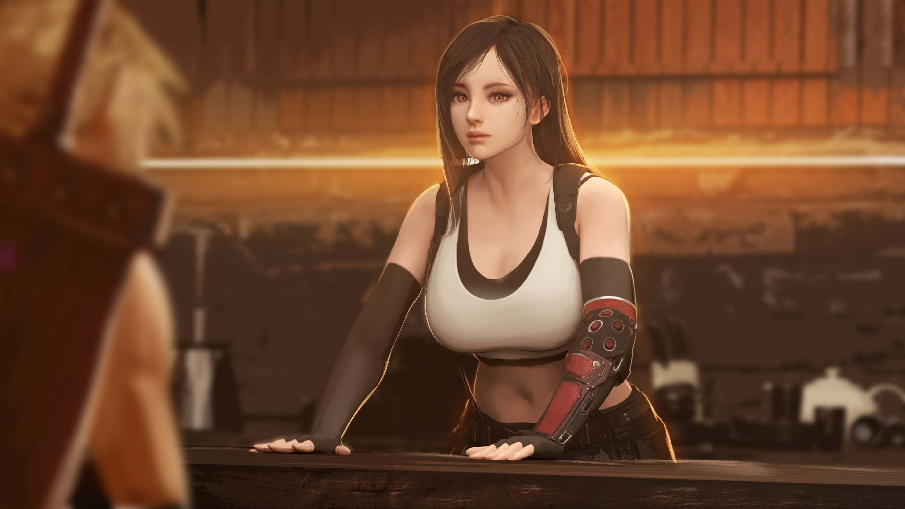 Final Fantasy VII Remake Official Wallpapers of Tifa Lockhart and Aerith  Gainsborough Now Available - Siliconera
