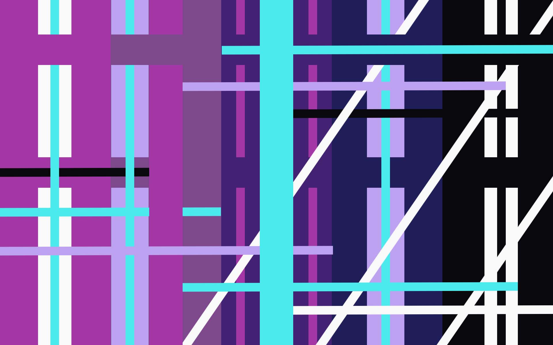 Abstract Colorful Digital Art Geometry Stripes 1920x1200