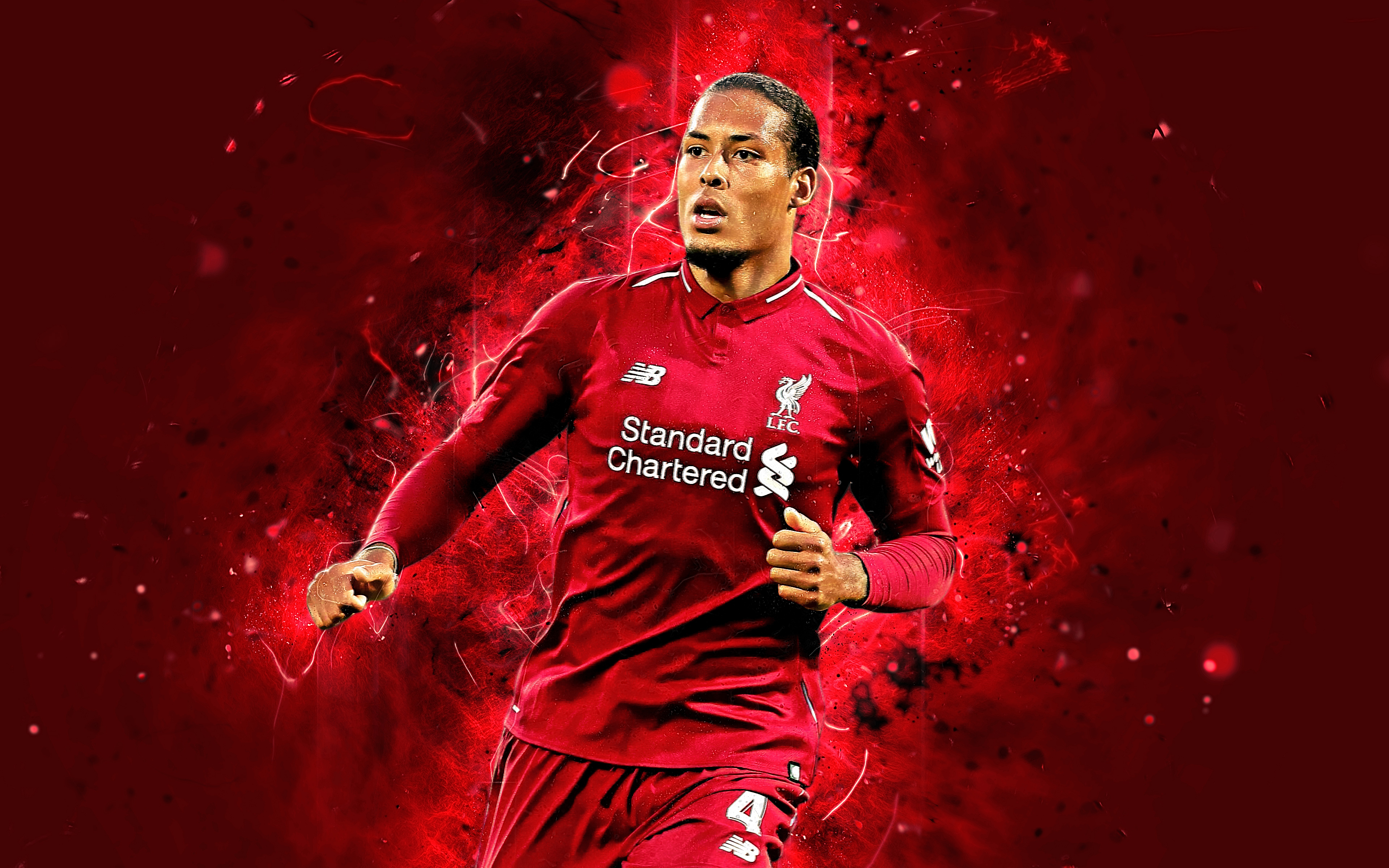 Dutch Liverpool F C Soccer Virgil Van Dijk 3840x2400