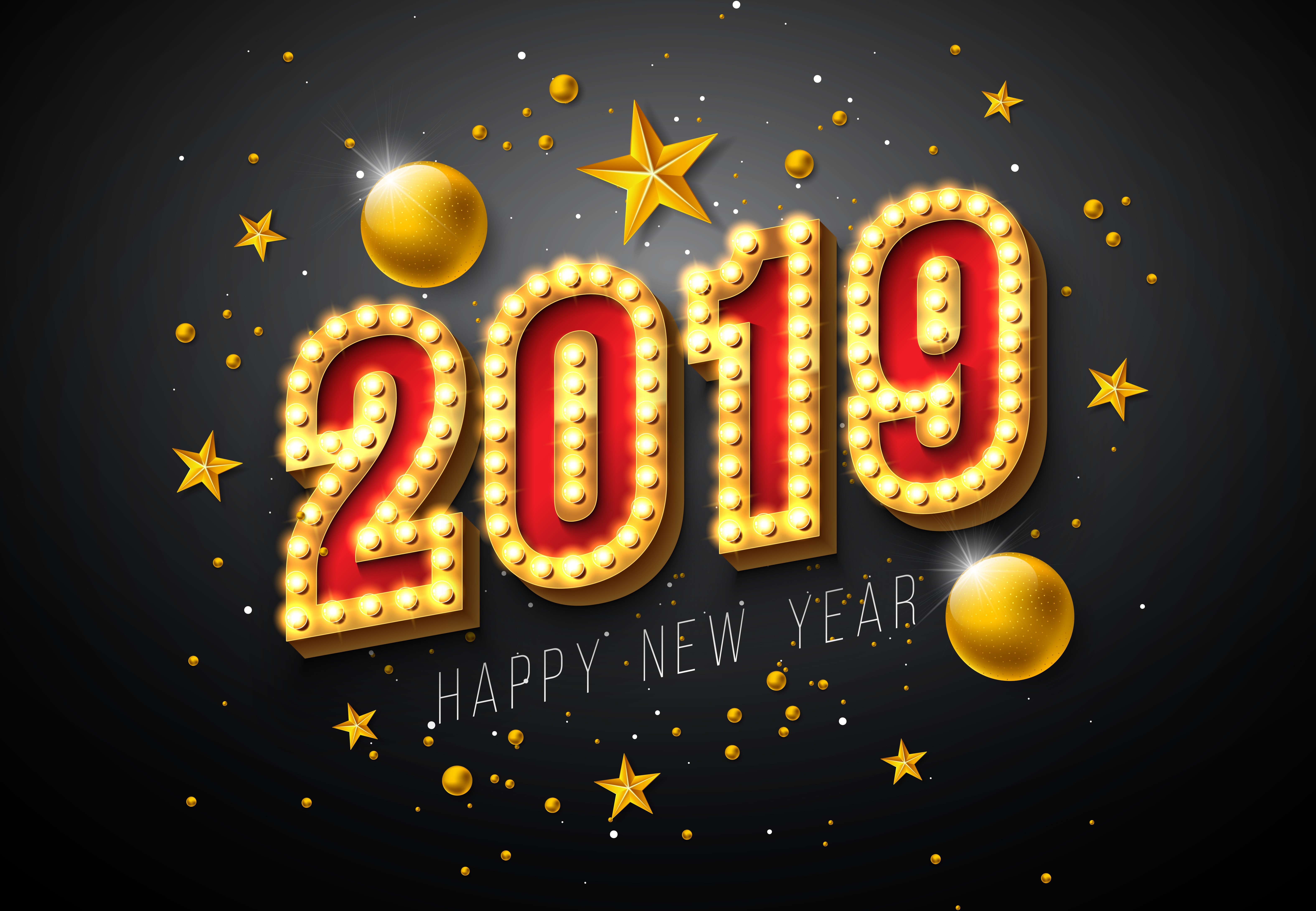 Happy New Year New Year 2019 6300x4361