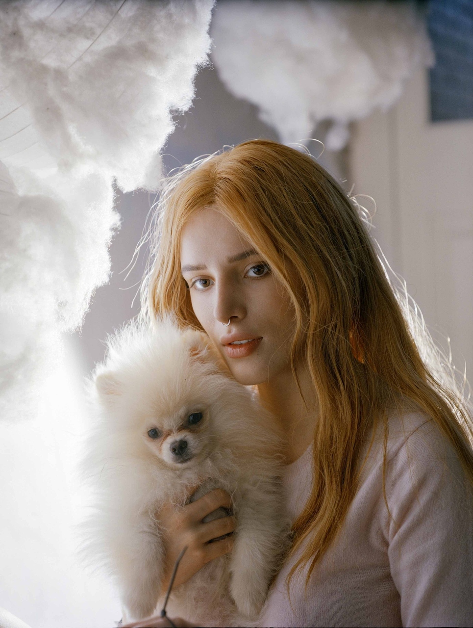 Bella Thorne Women Actress Singer Long Hair Women With Dogs 965x1280