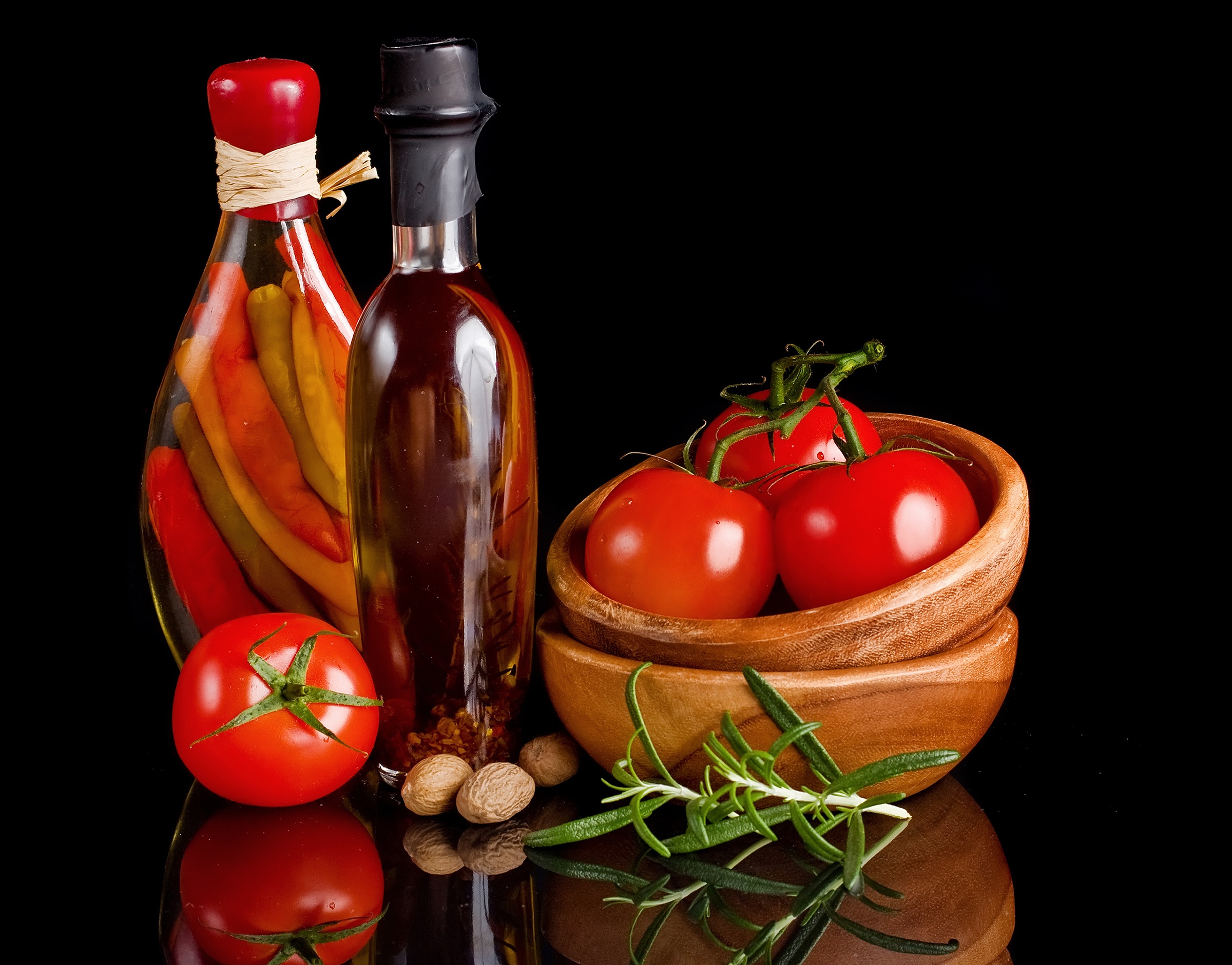 Oil Still Life Tomato 2400x1881