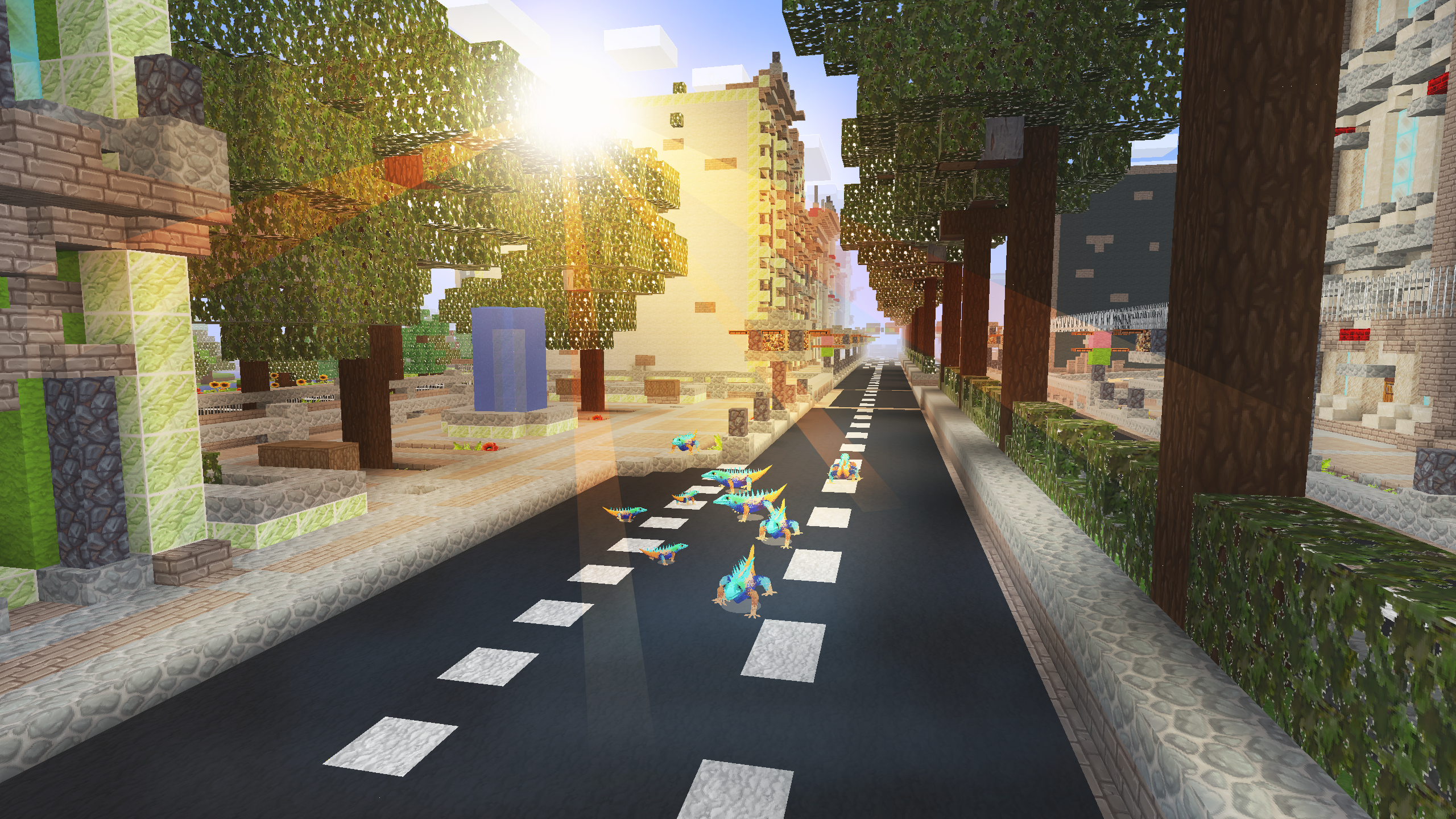 Minecraft Video Game Art Video Game Landscape Video Games Games Posters 2560x1440