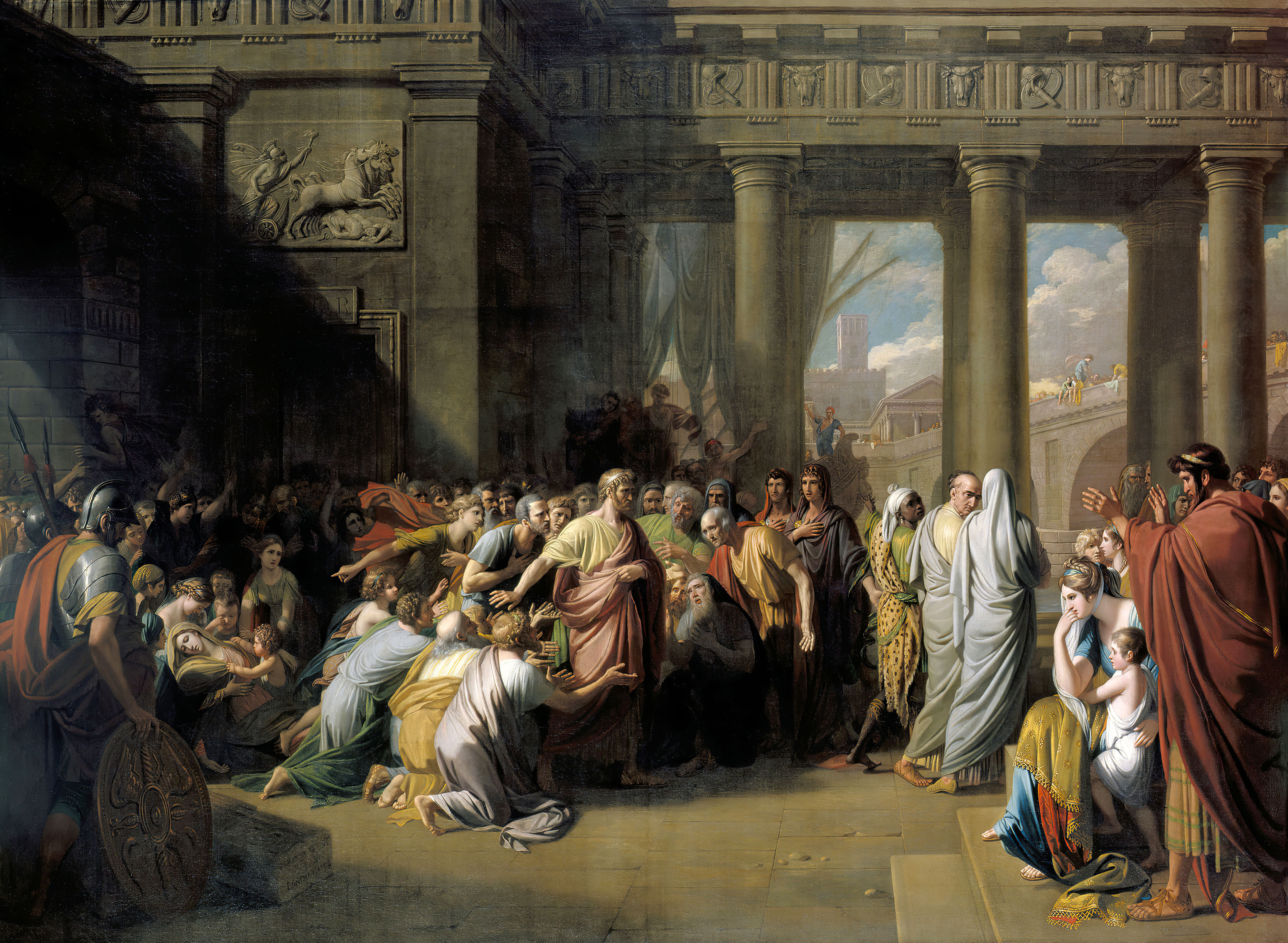 The Departure Of Regulus Benjamin West Rome Classic Art Painting 4000x2928