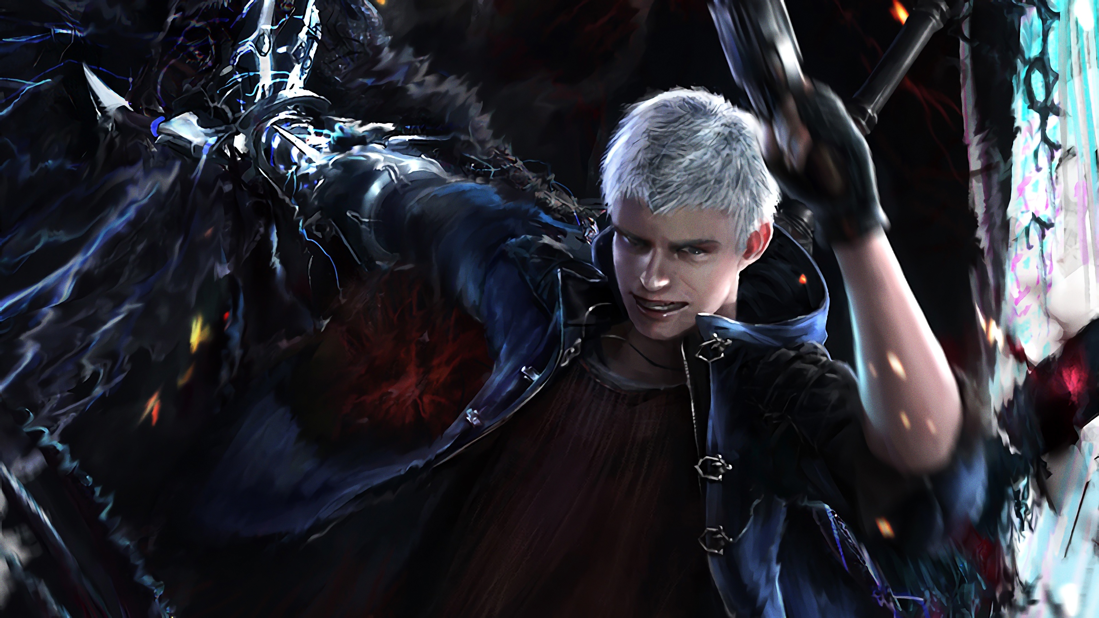 Devil May Cry Devil May Cry 5 Nero Devil May Cry Video Game 3840x2160