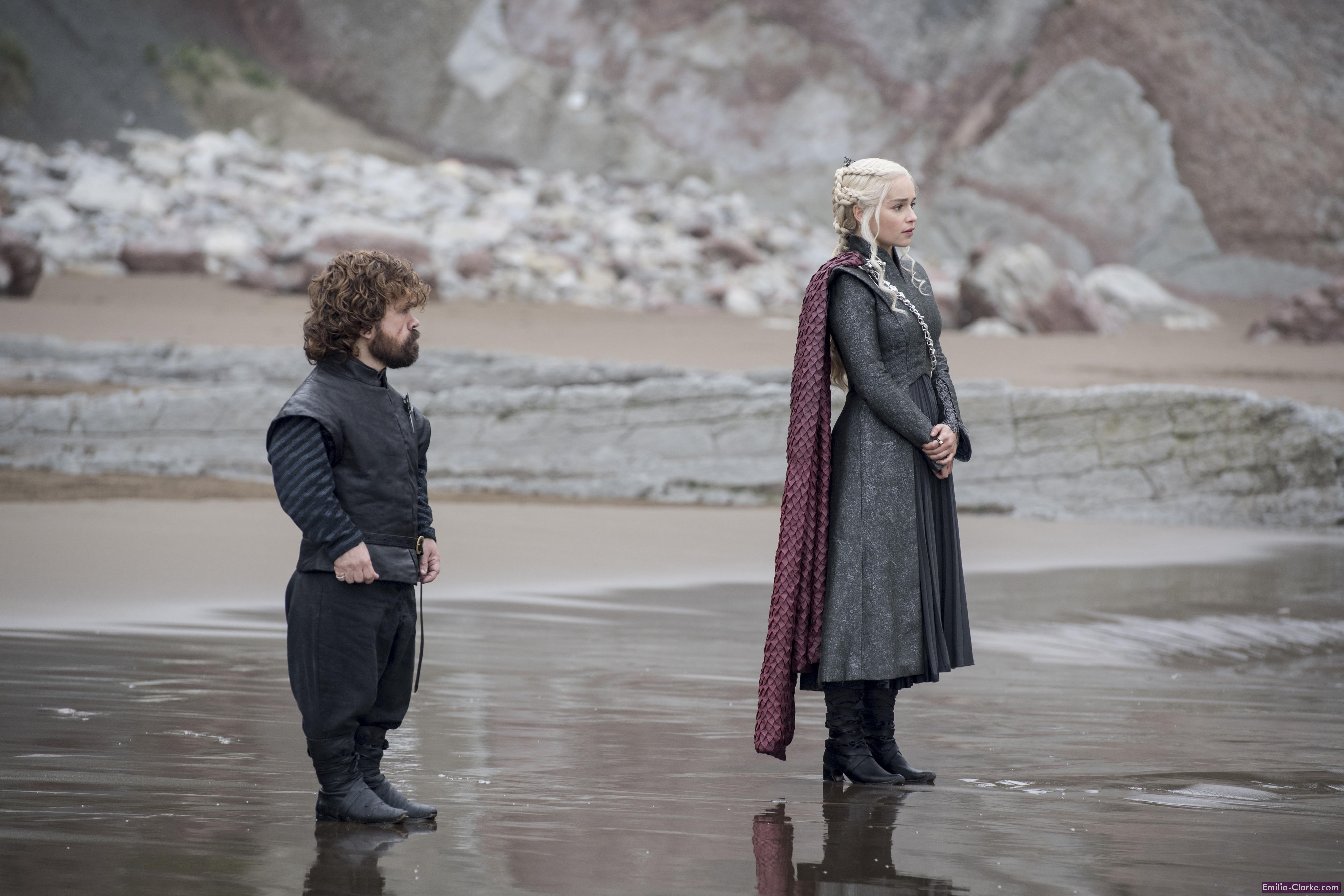 Daenerys Targaryen Emilia Clarke Peter Dinklage Tyrion Lannister 4000x2667