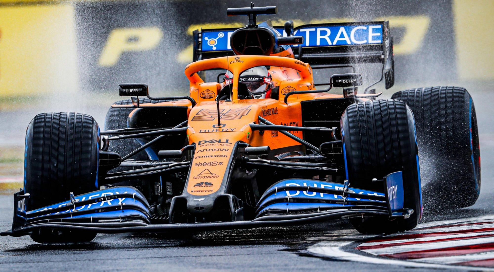 Carlos SAiNZ Jr McLaren F1 Formula 1 Race Tracks F1 2020 Dell Water Car Race Cars Racing Sport Sport 2000x1103