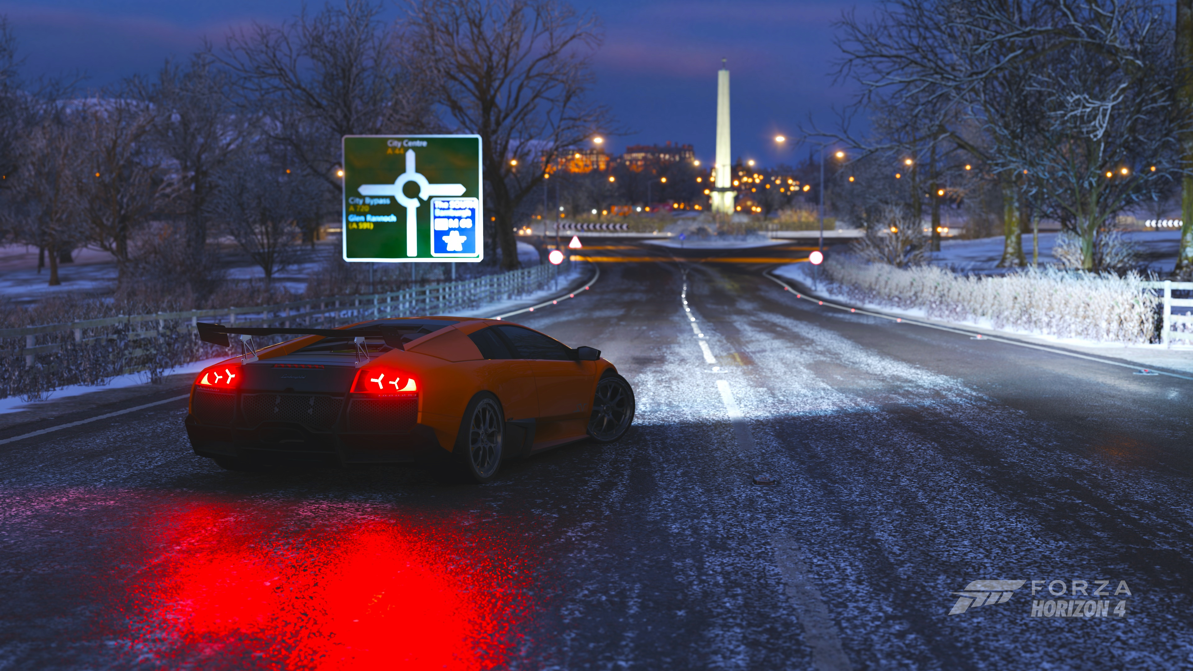 Lamborghini Murcielago Car 4K Video Game Art Forza Horizon 4 3840x2160
