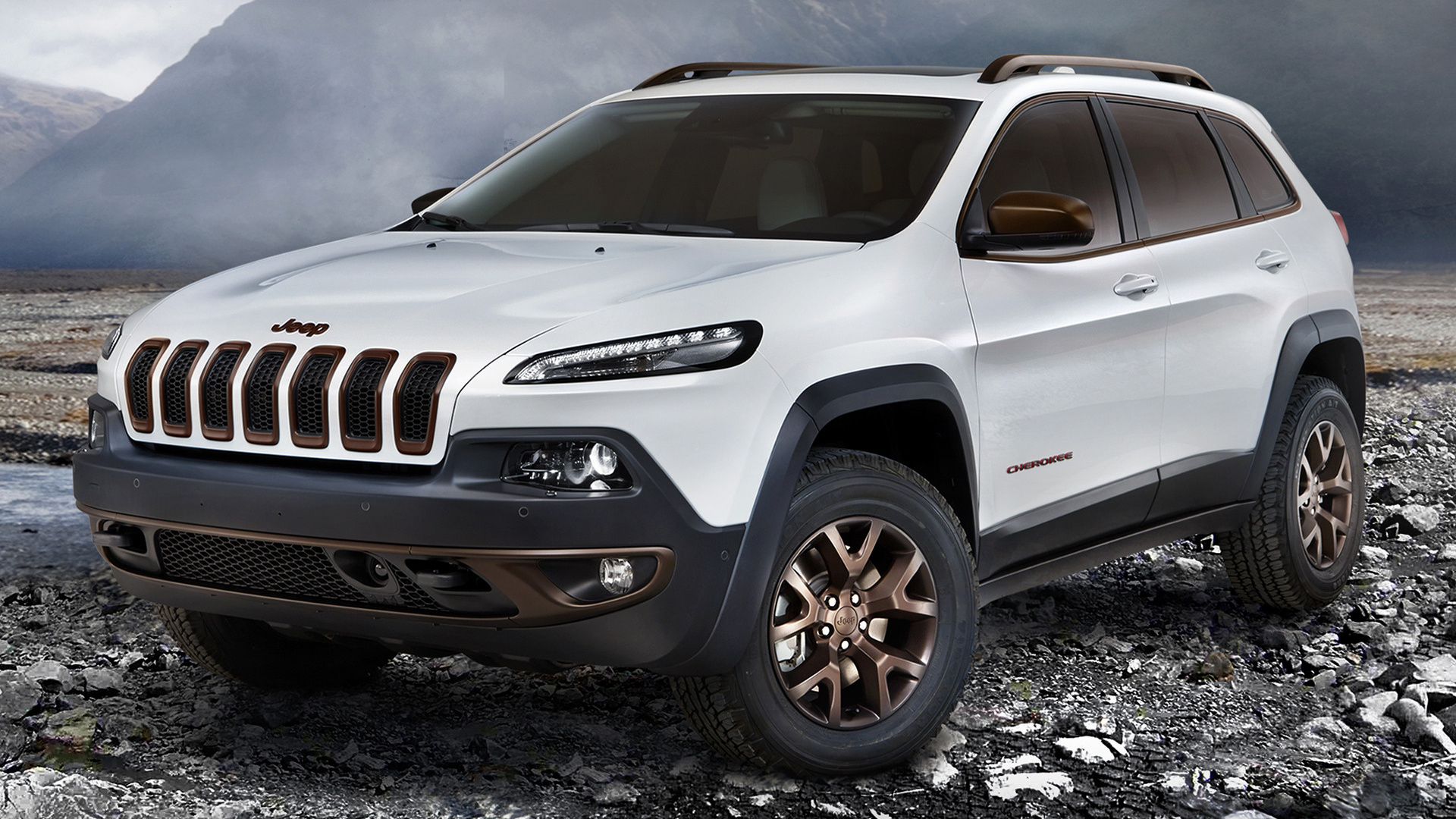 Car Concept Car Crossover Car Jeep Cherokee Sageland Suv White Car 1920x1080