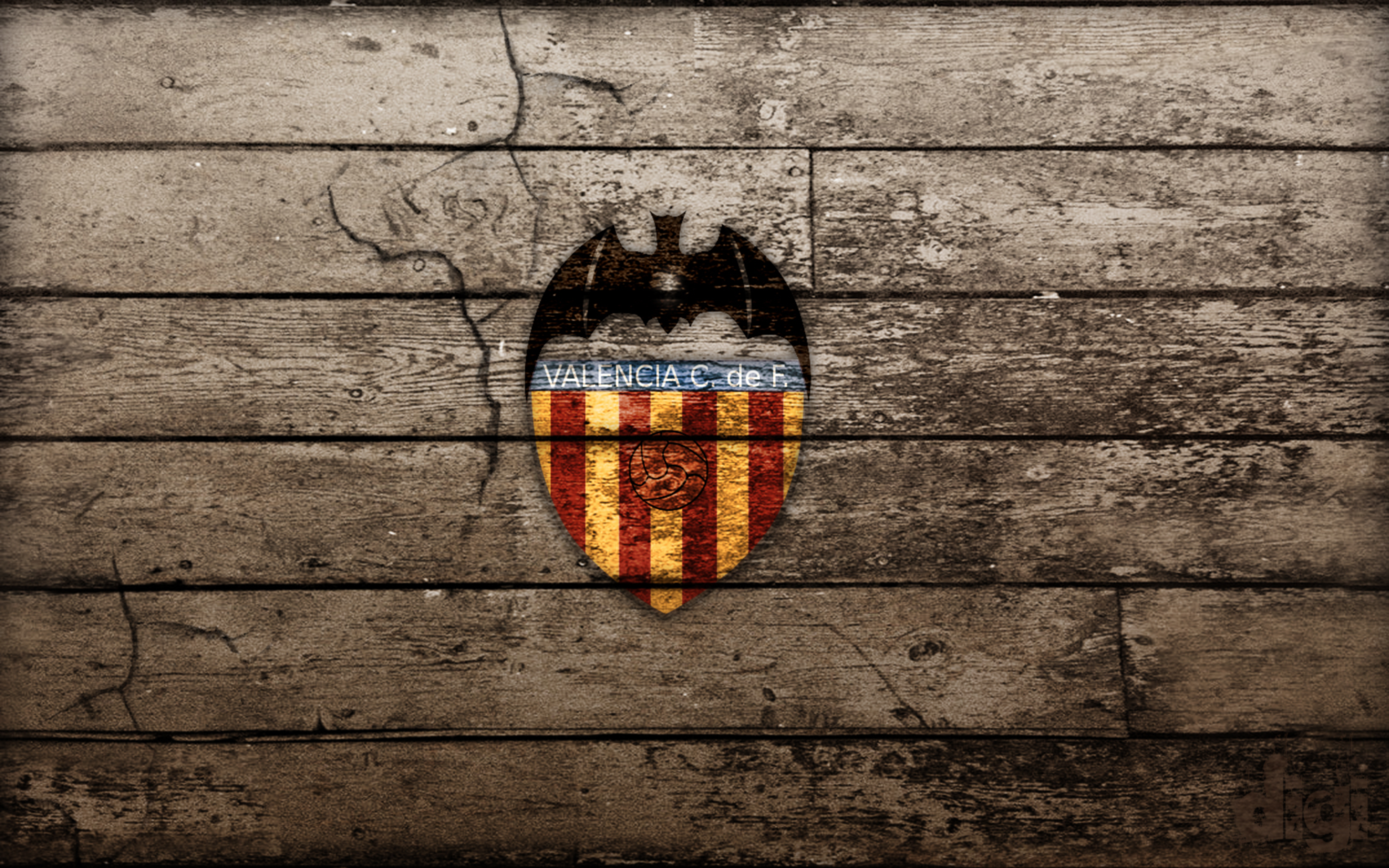 Emblem Logo Soccer Valencia Cf 3840x2400