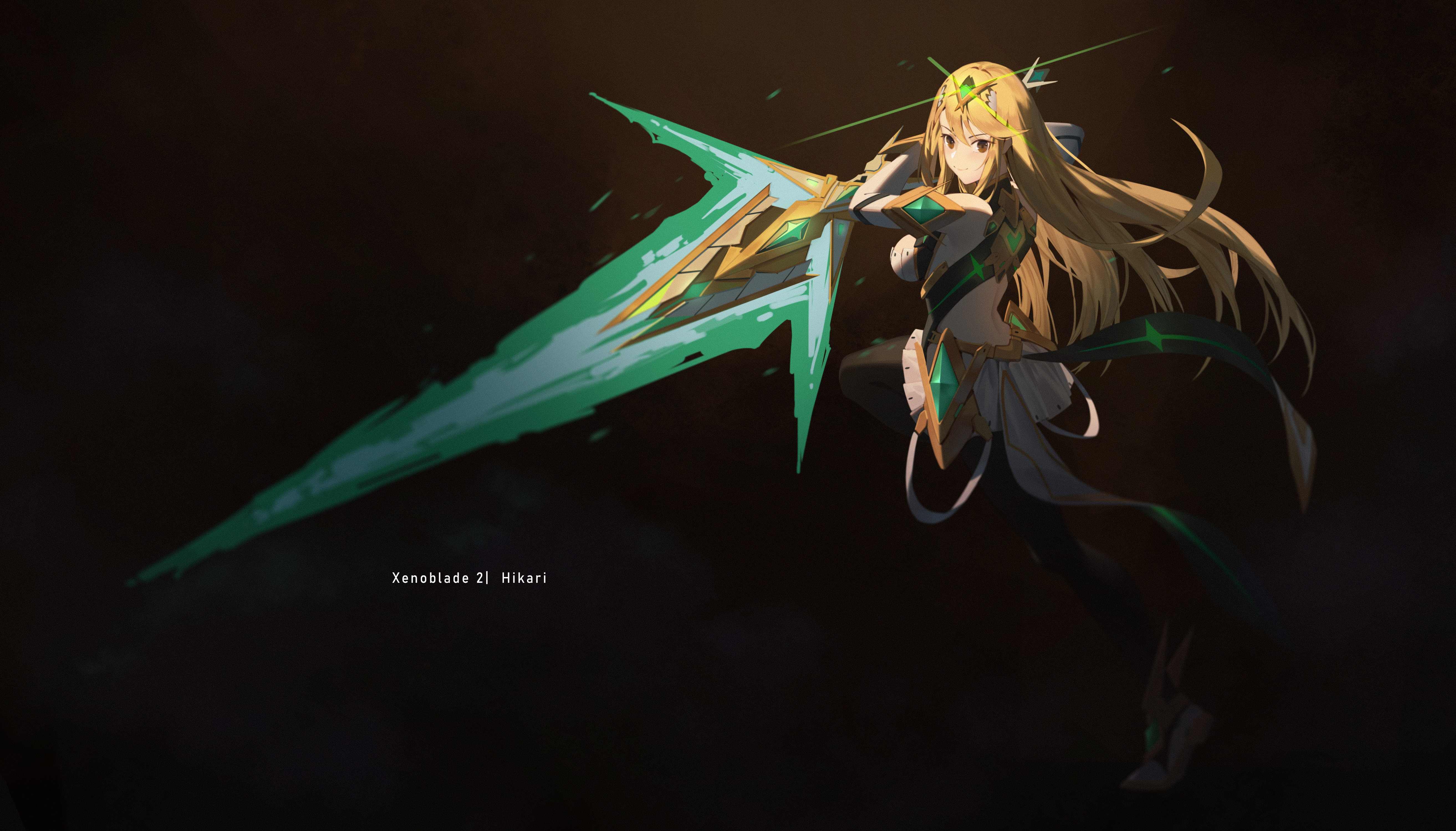 Mythra from Xenoblade Chronicles 2 4k by n8owl on DeviantArt