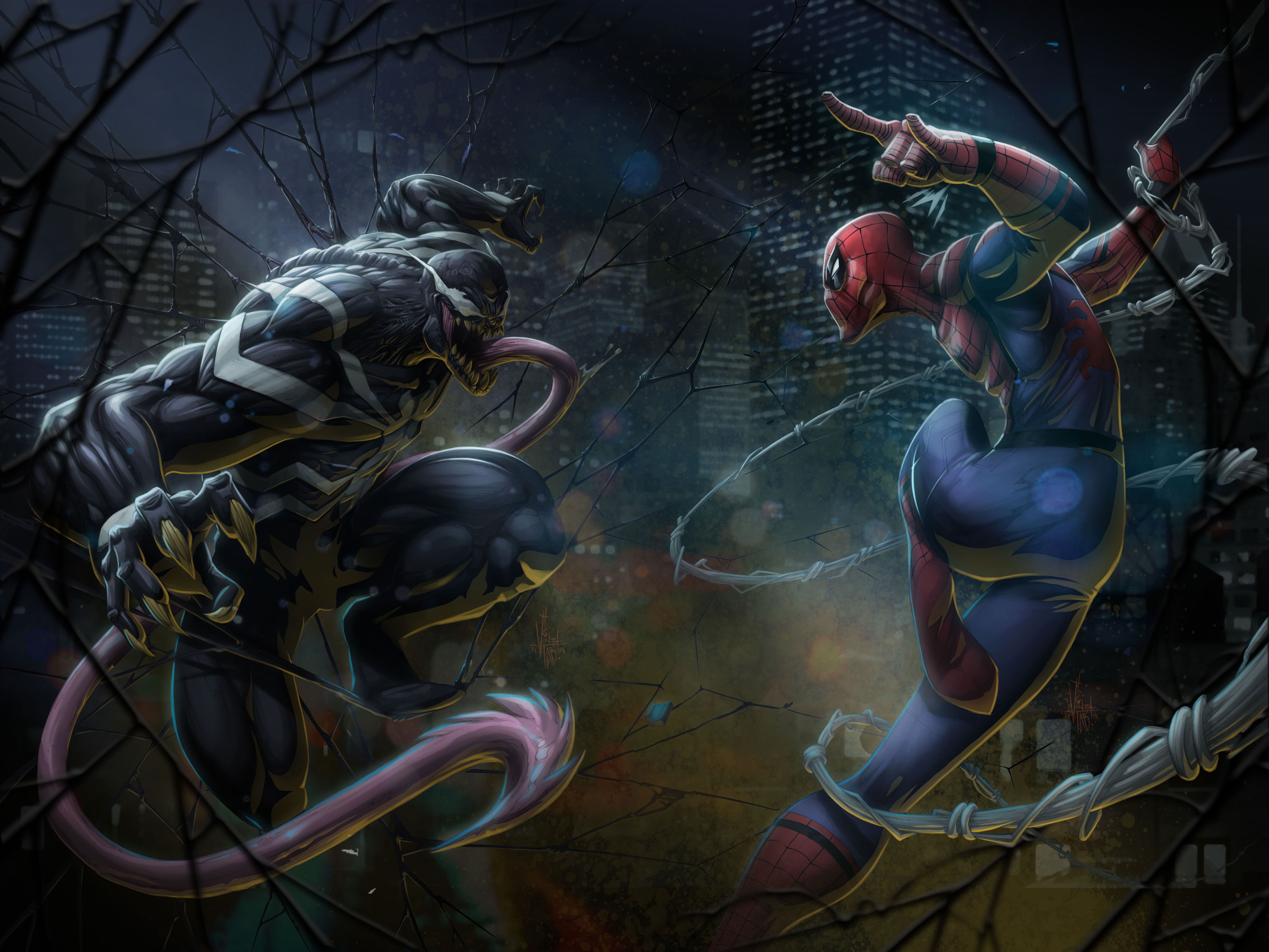 Marvel Comics Spider Man Venom 6600x4952