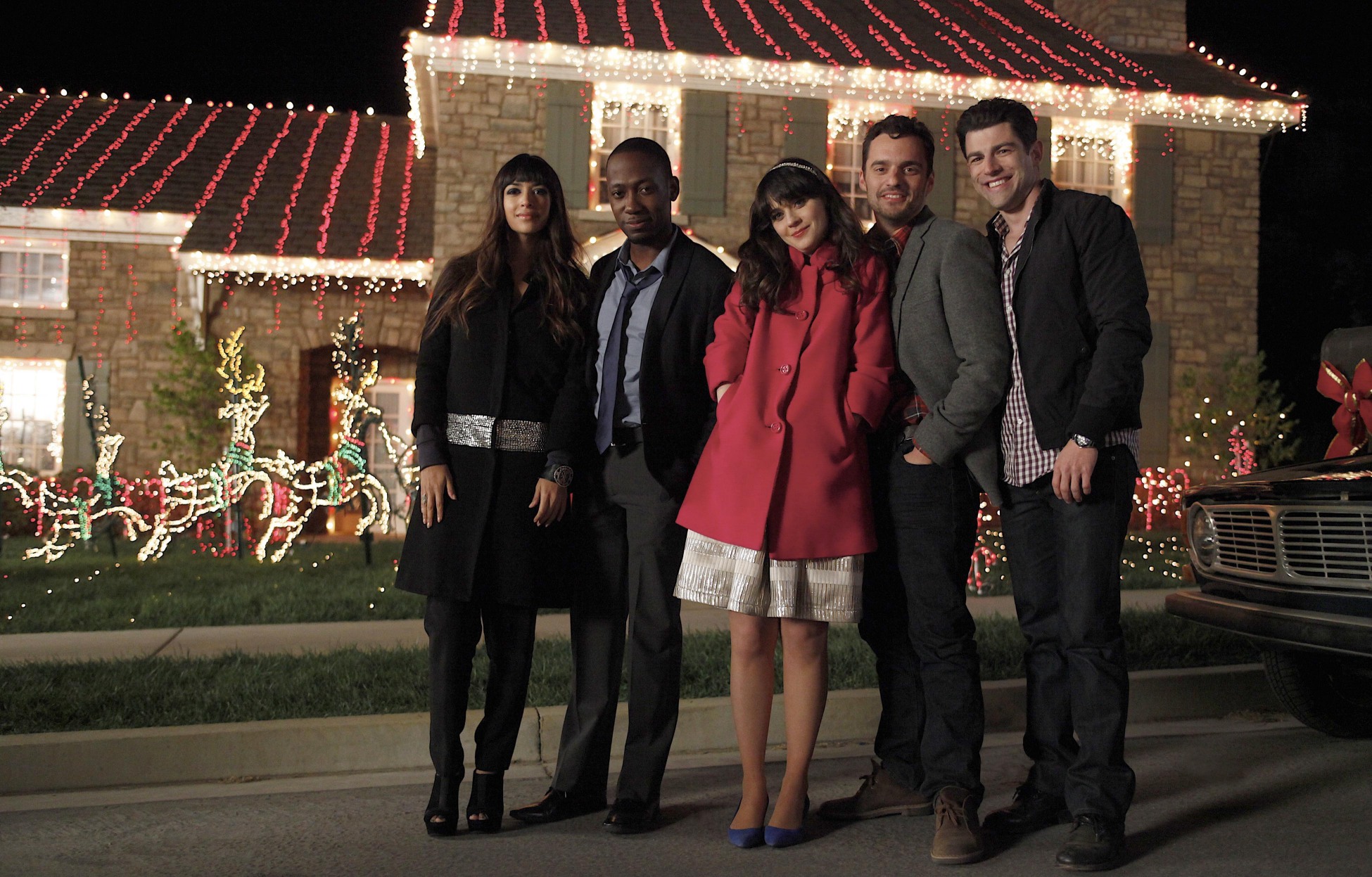 Cece Parekh Hannah Simone Jake Johnson Jessica Day Lamorne Morris Max Greenfield Nick Miller Schmidt 1950x1247