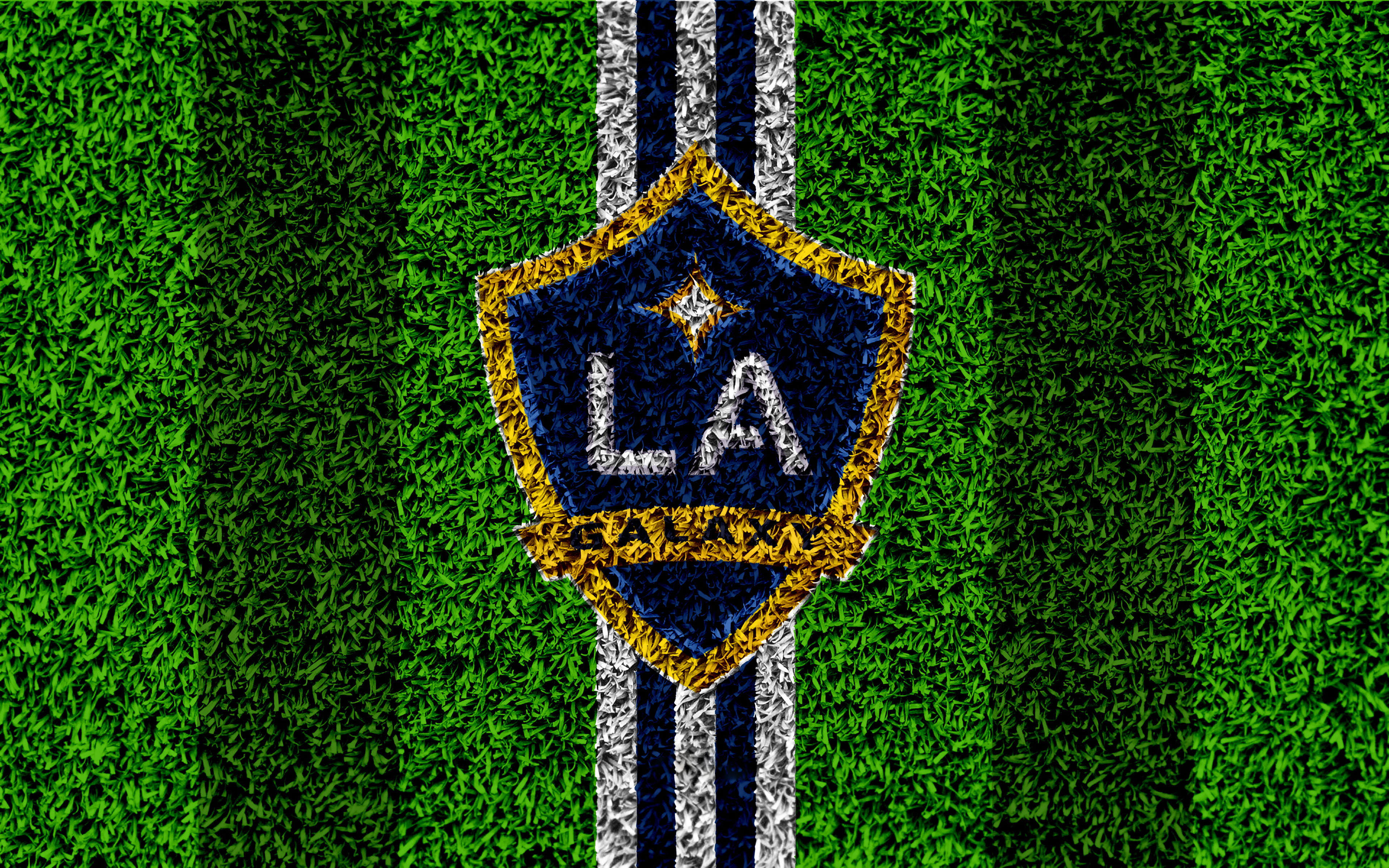 Emblem La Galaxy Logo Mls Soccer 3840x2400