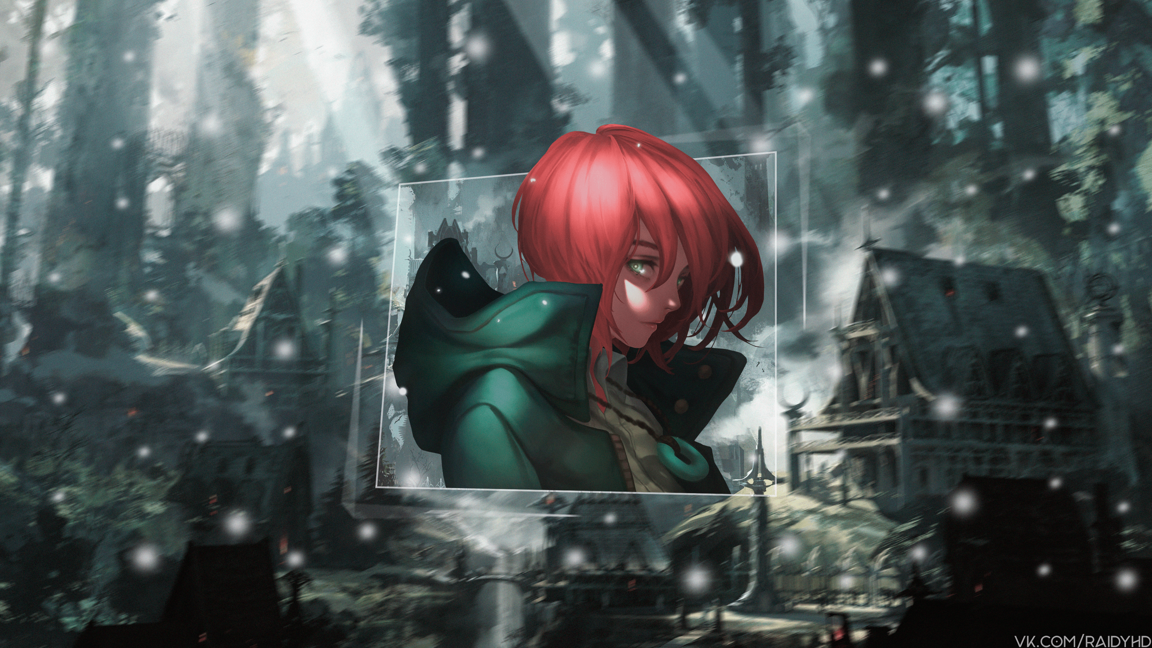 Anime Girls Anime Picture In Picture Hatori Chise 3840x2160