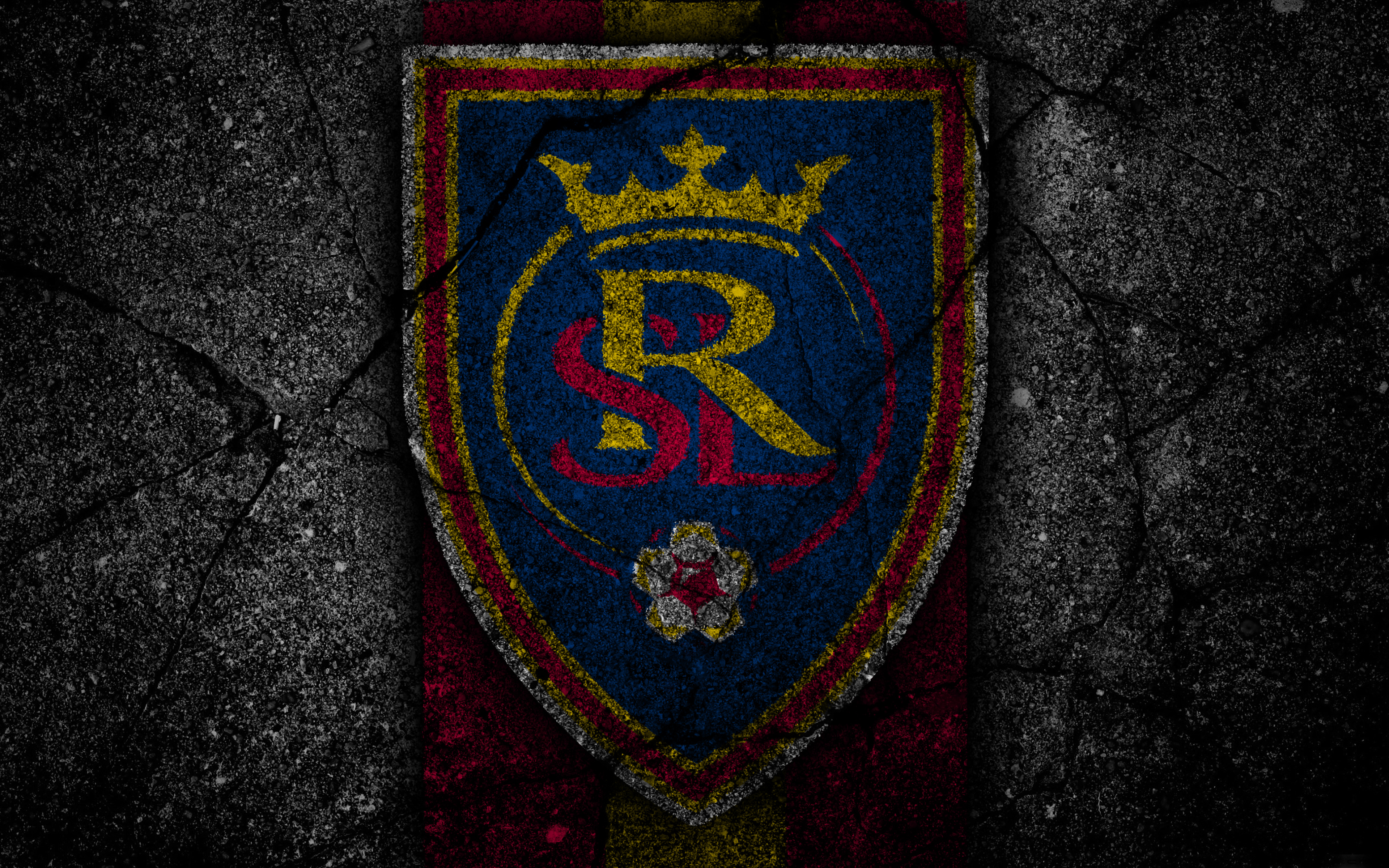 Emblem Logo Mls Real Salt Lake Soccer 3840x2400