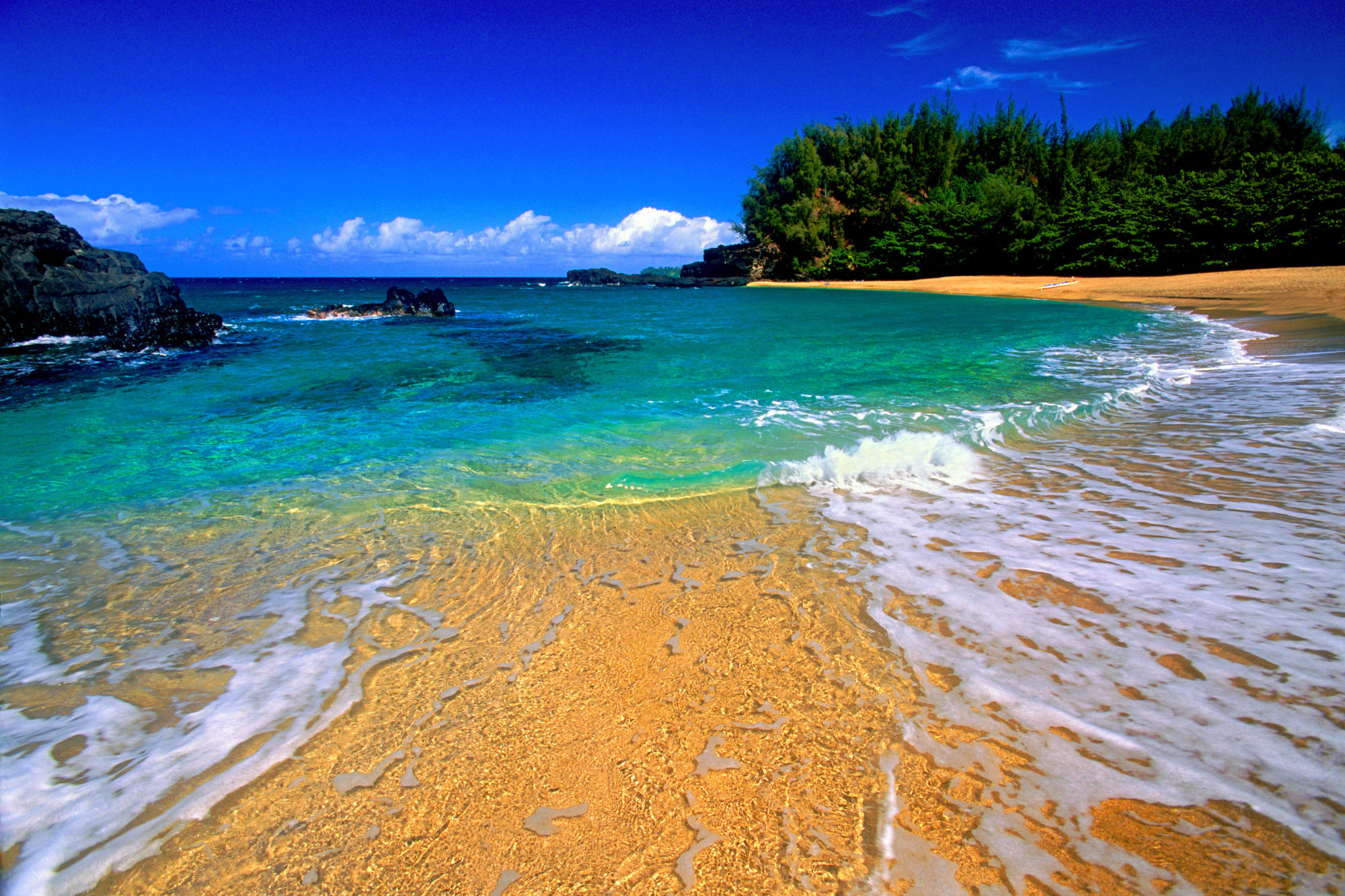 Beach Earth Hawaii Horizon Ocean Sea 2000x1333