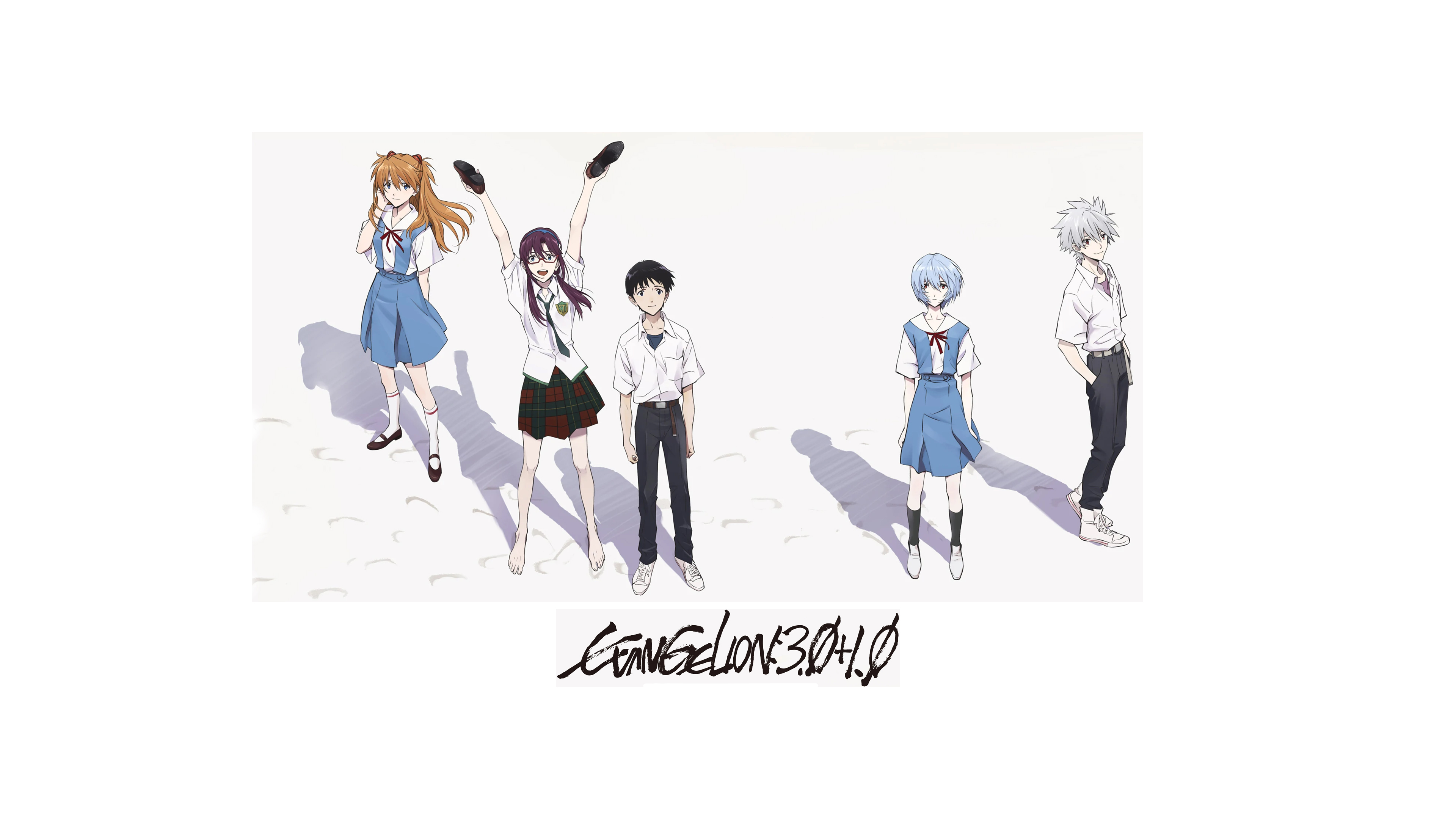 Neon Genesis Evangelion Eva Anime Asuka Langley Soryu Ikari Shinji Ayanami Rei Kaworu Nagisa Evangel 3840x2160