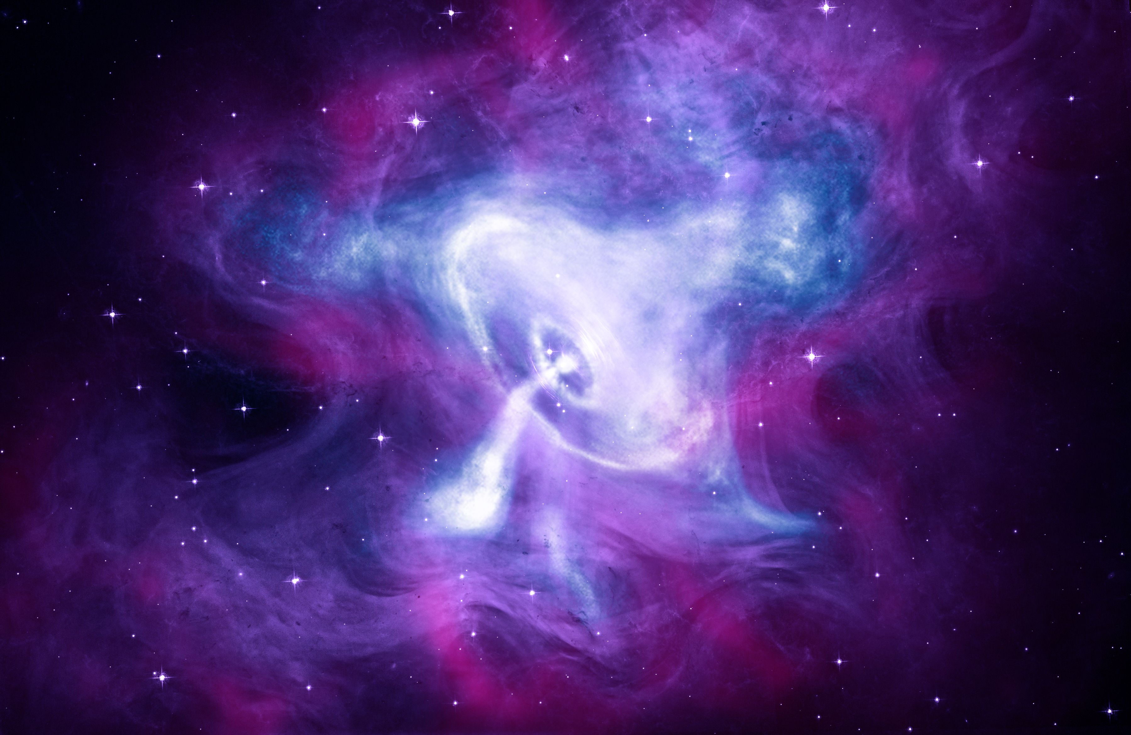 Hubble Deep Field Space Nebula Stars Black Holes Galaxy Milky Way Universe NASA 3600x2338