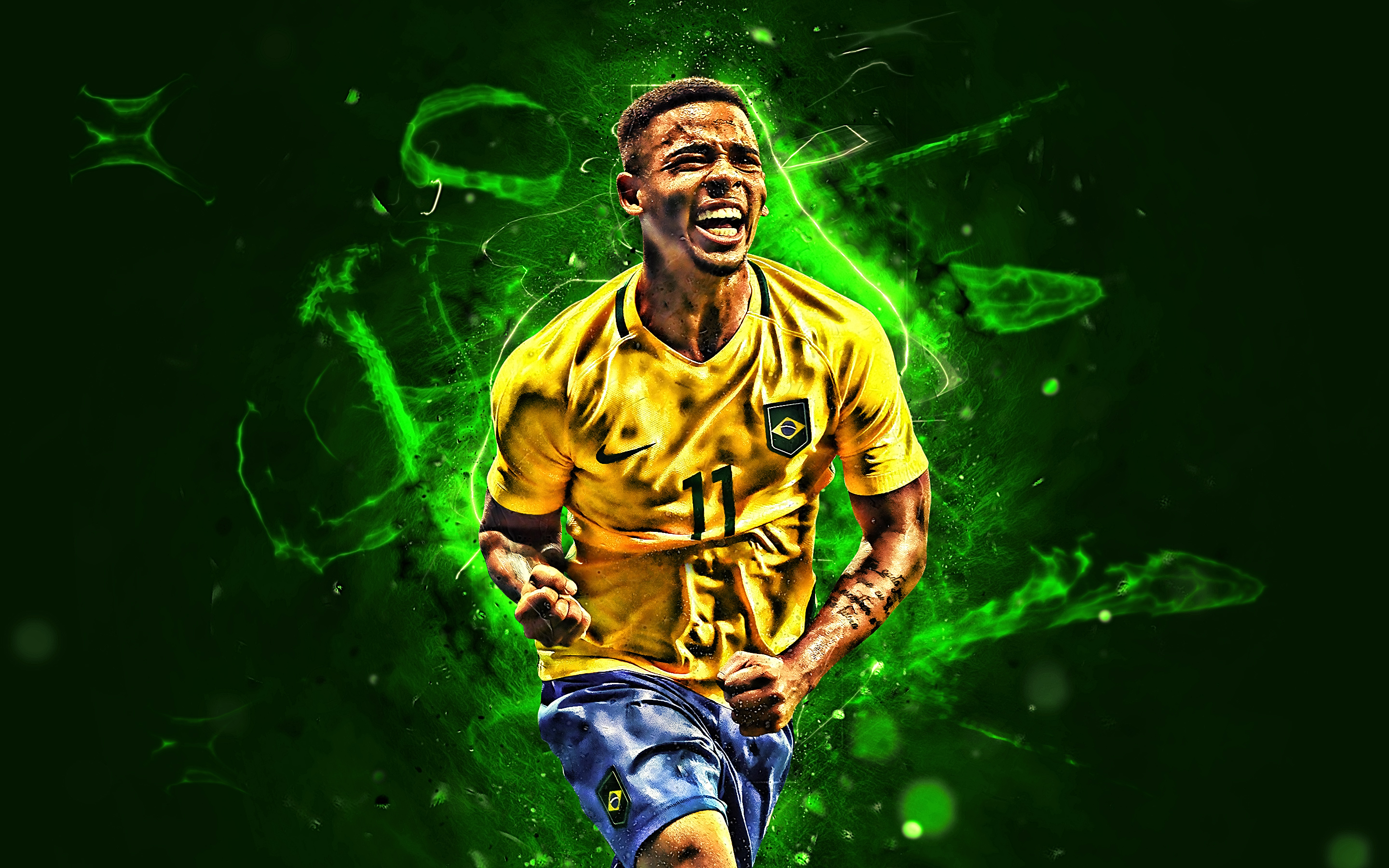 Brazilian Gabriel Jesus Soccer 2880x1800