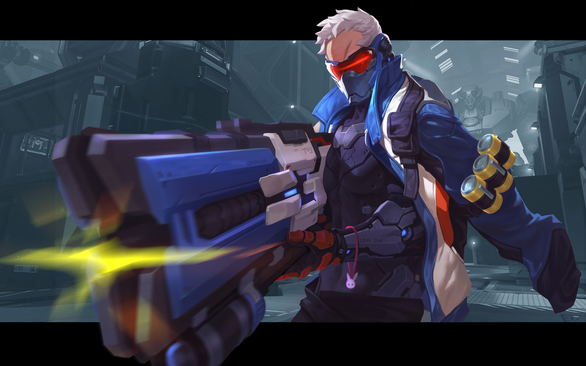 Overwatch Soldat 76 Overwatch Weapon Game Characters Video Game Art PC Gaming Video Games Video Game 1920x1200
