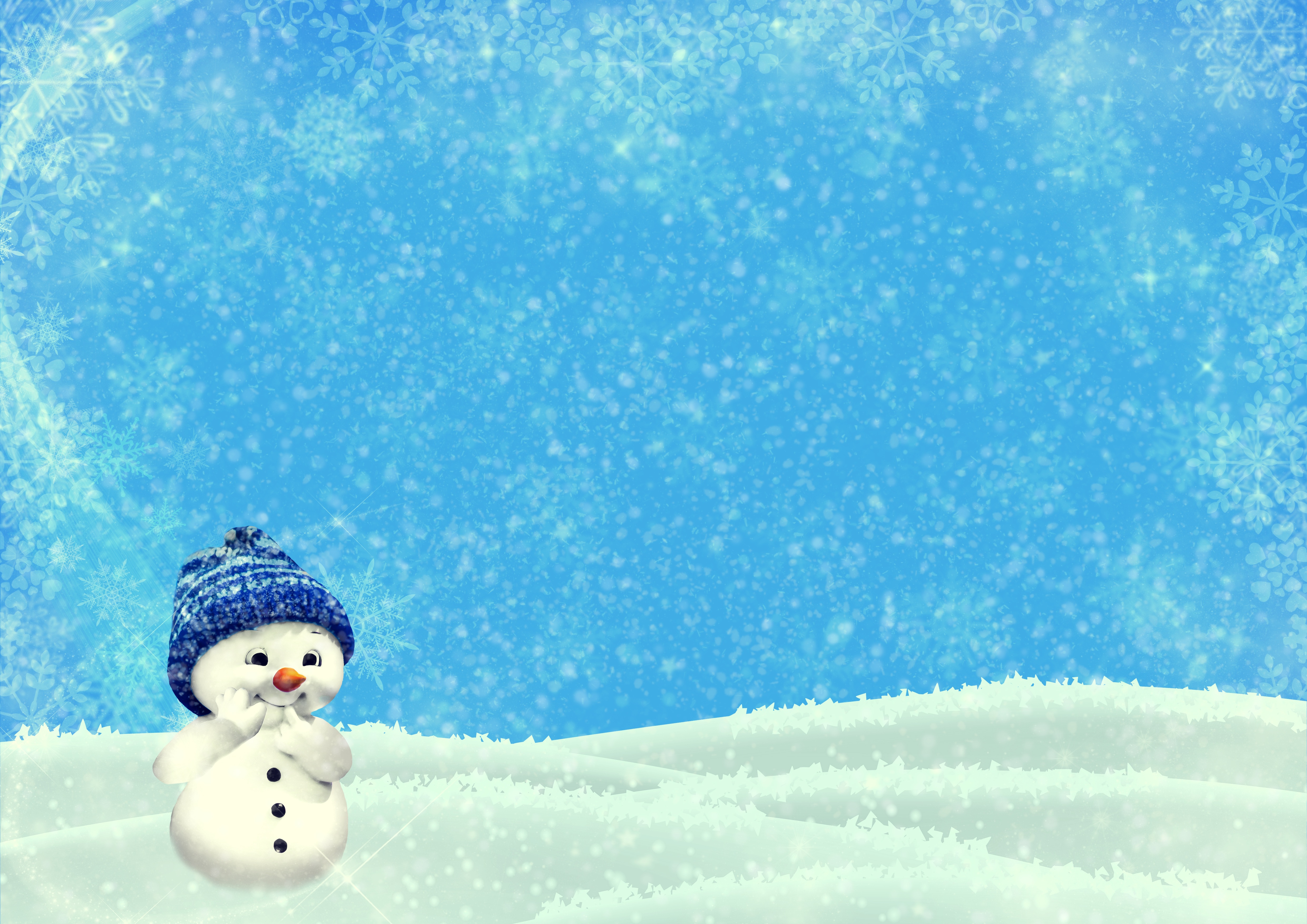Snow Snowman 4961x3508