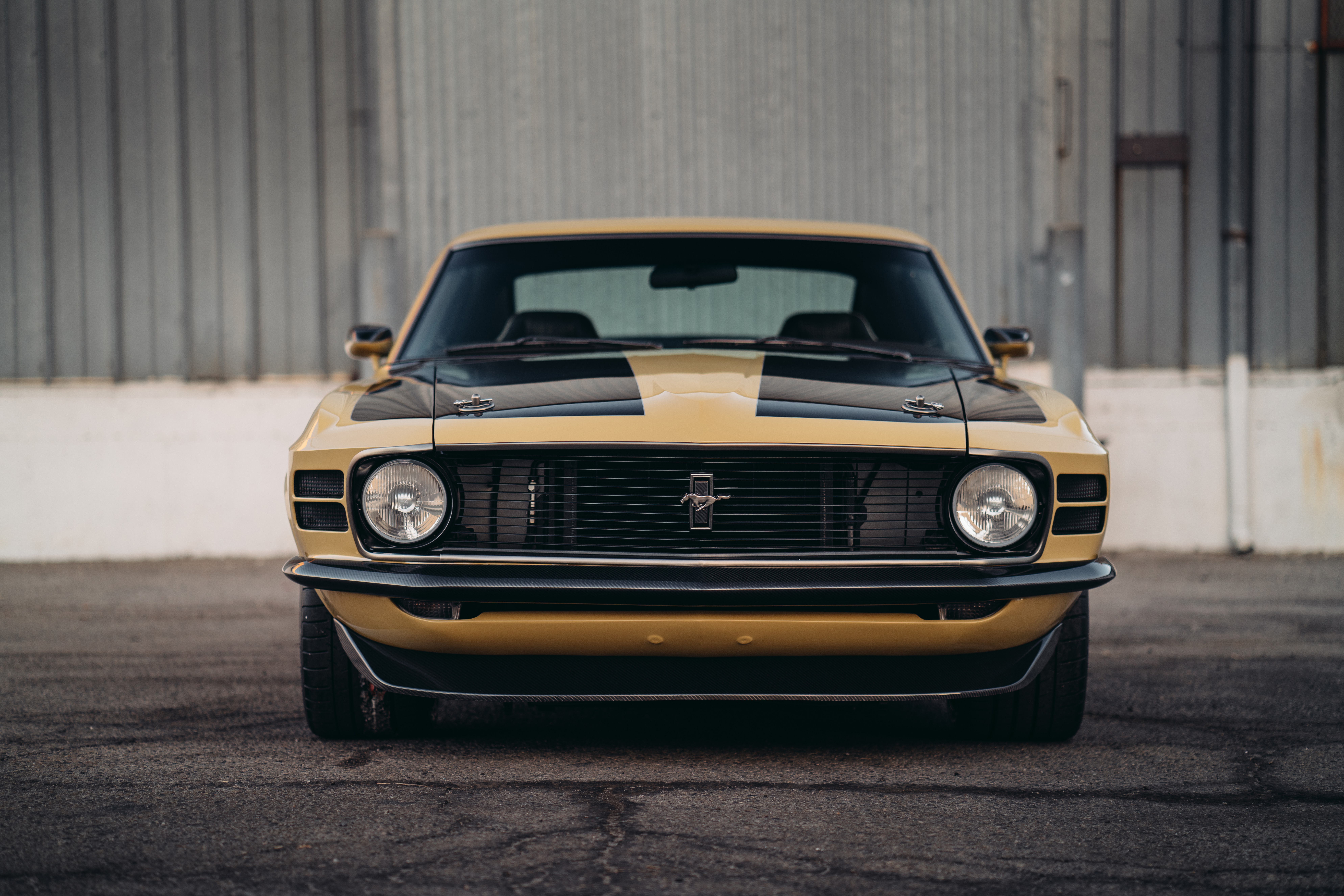 Car Ford Ford Mustang Ford Mustang Boss 302 Muscle Car Vehicle Yellow Car 7952x5304