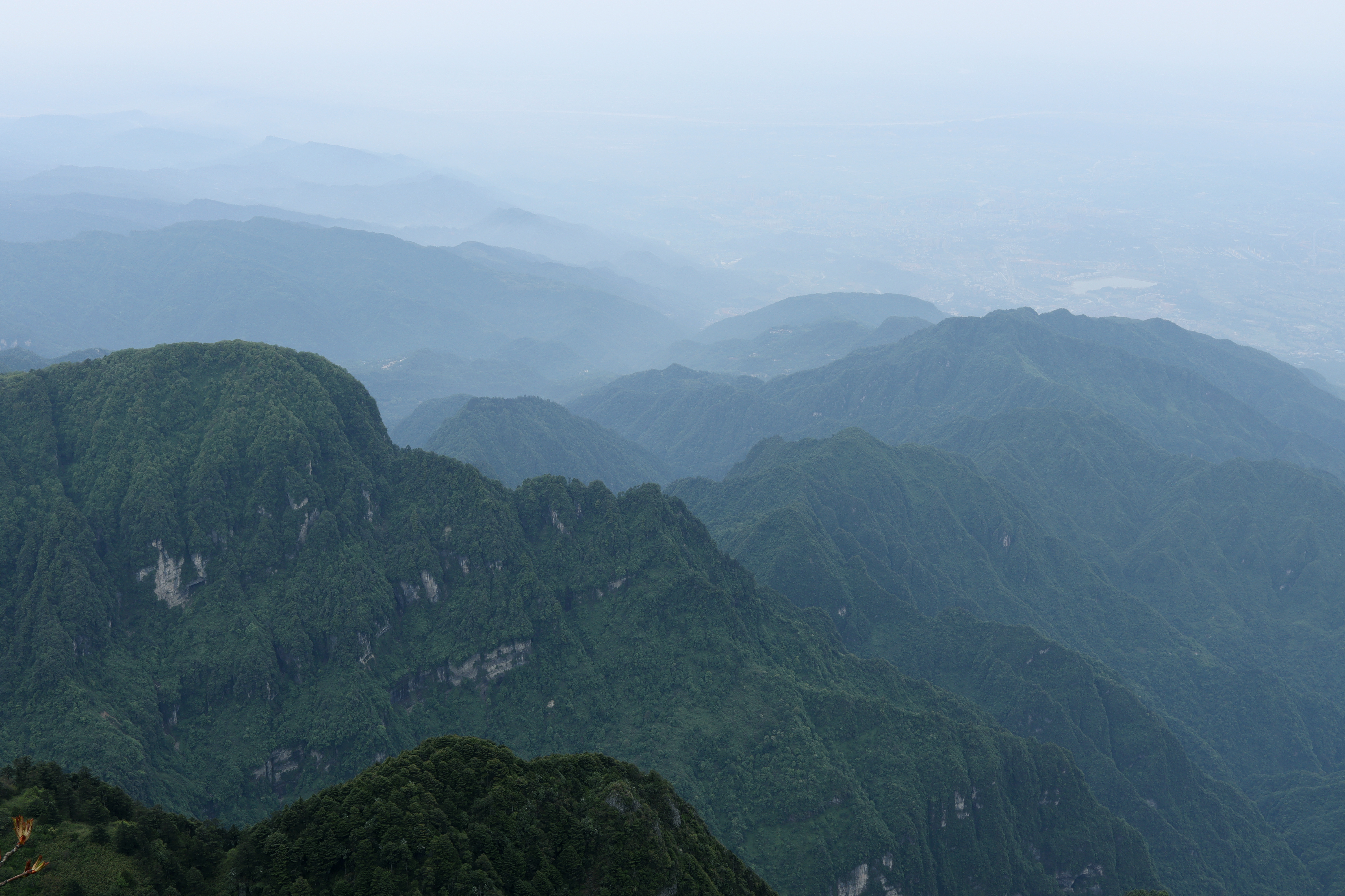 Sichuan Mountain Pass Nature Landscape 6000x4000