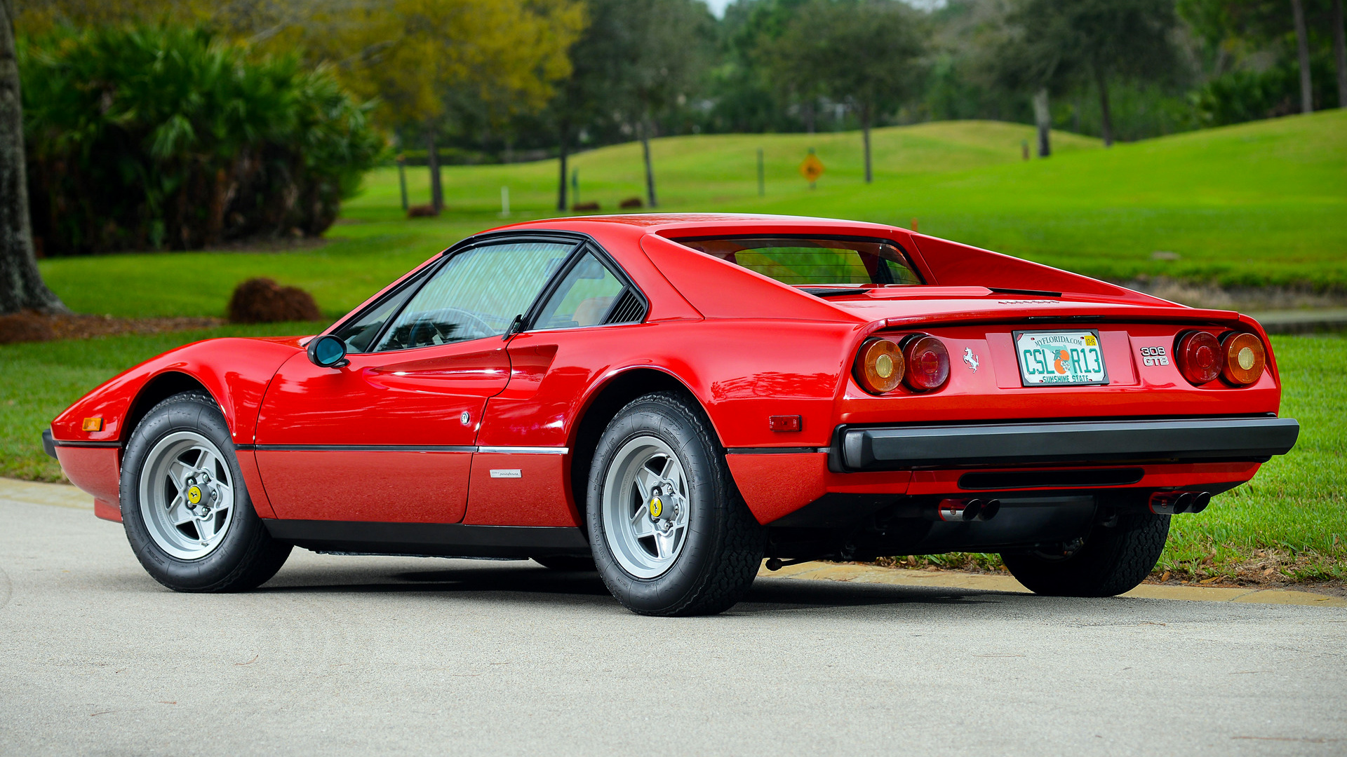 Car Coupe Ferrari 308 Gtb Grand Tourer Old Car Red Car Sport Car 1920x1080