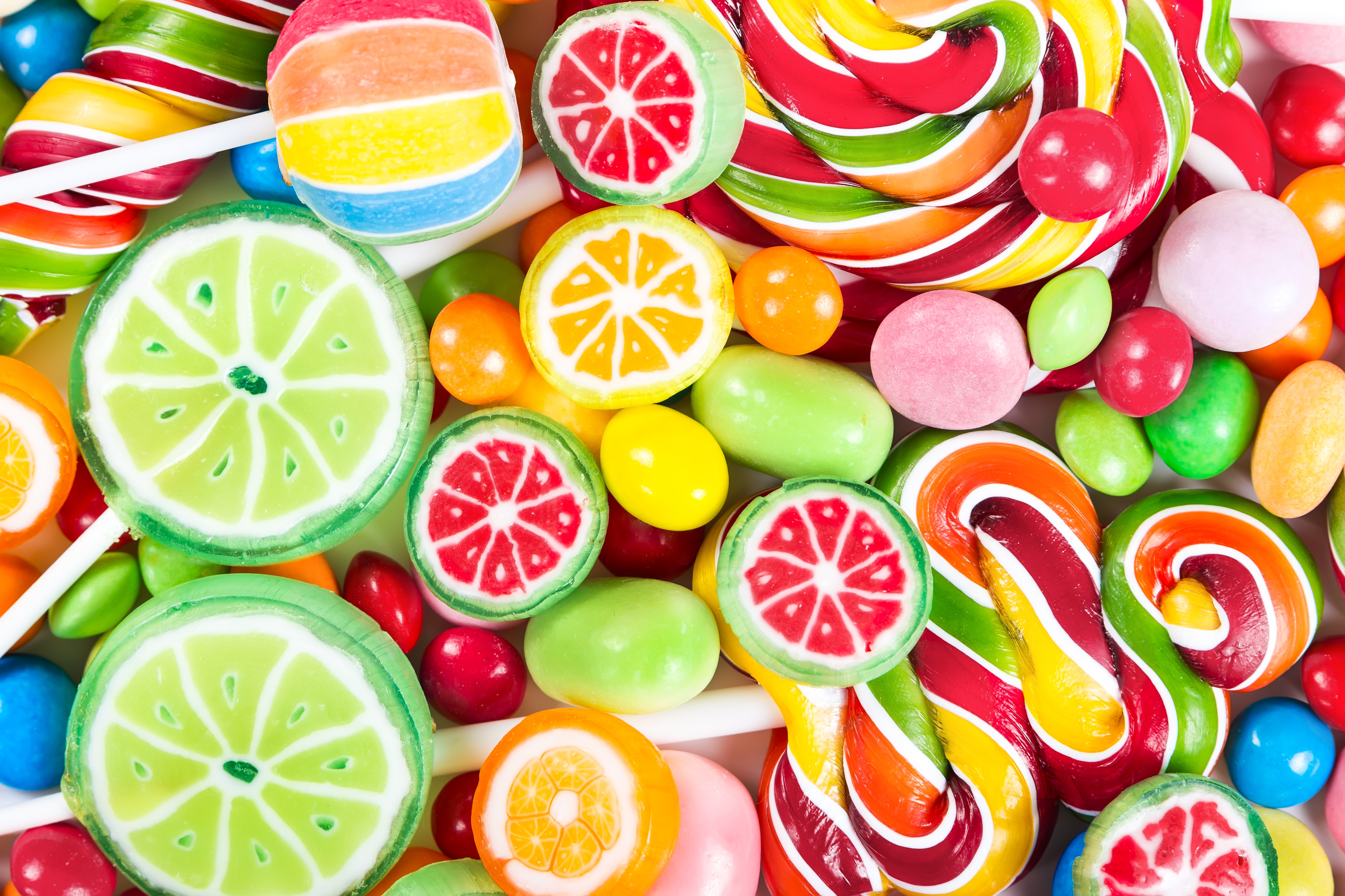 Candy Colorful Lollipop Sweets 4800x3200
